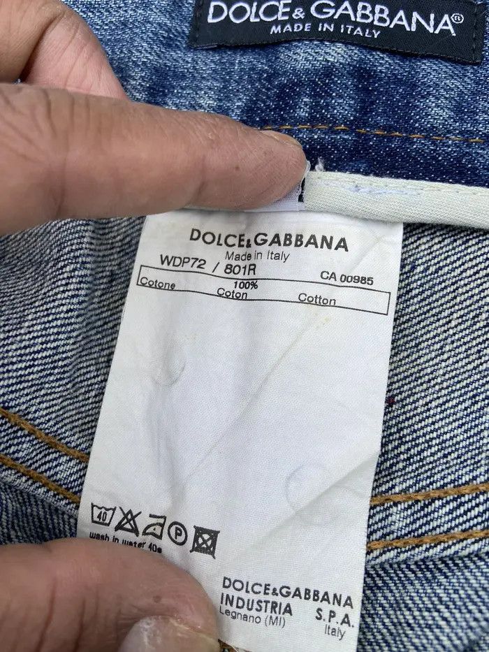 Designer × Dolce & Gabbana DISTRESS DOLCE & GABBANA JEANS Size US 34 / EU 50 - 7 Thumbnail