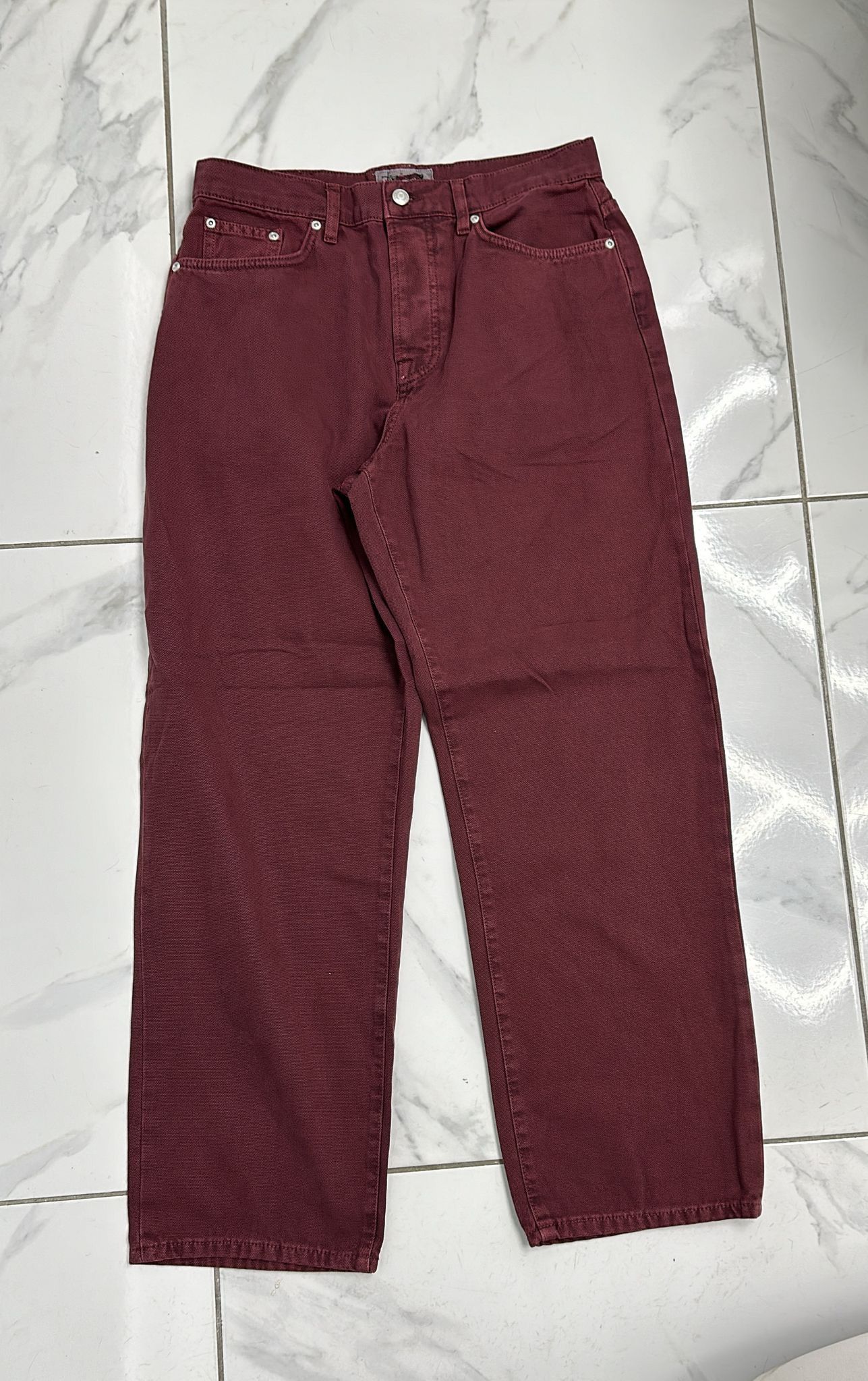 Stussy × Vintage Stussy Big Ol Jean Wine Size 30 Size US 30 / EU 46 - 3 Thumbnail