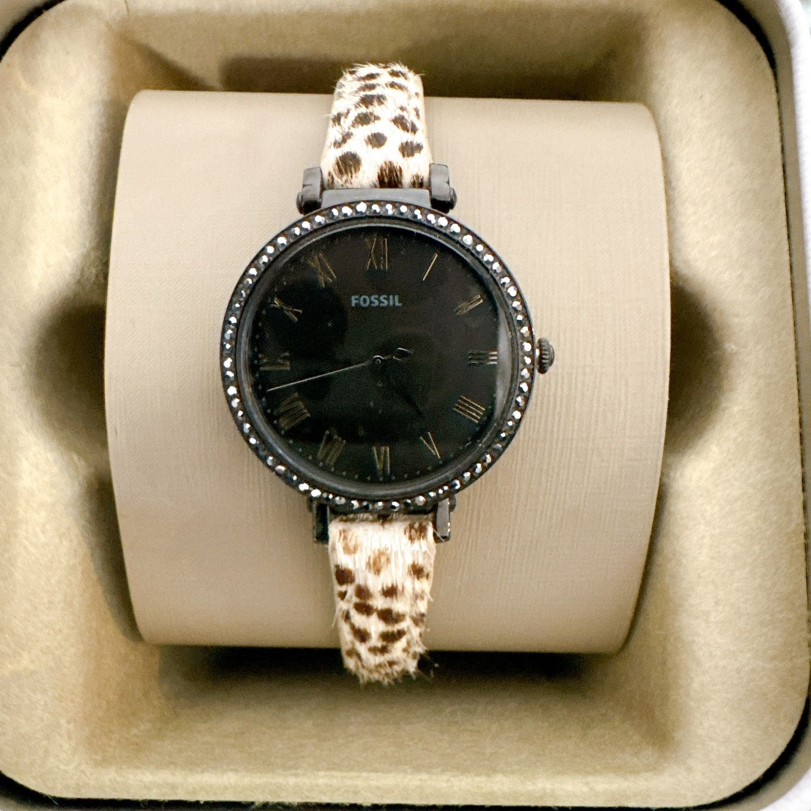 Fossil Fossil ES4726 Kinsey Spotted Leather Strap Watch Size ONE SIZE - 2 Thumbnail