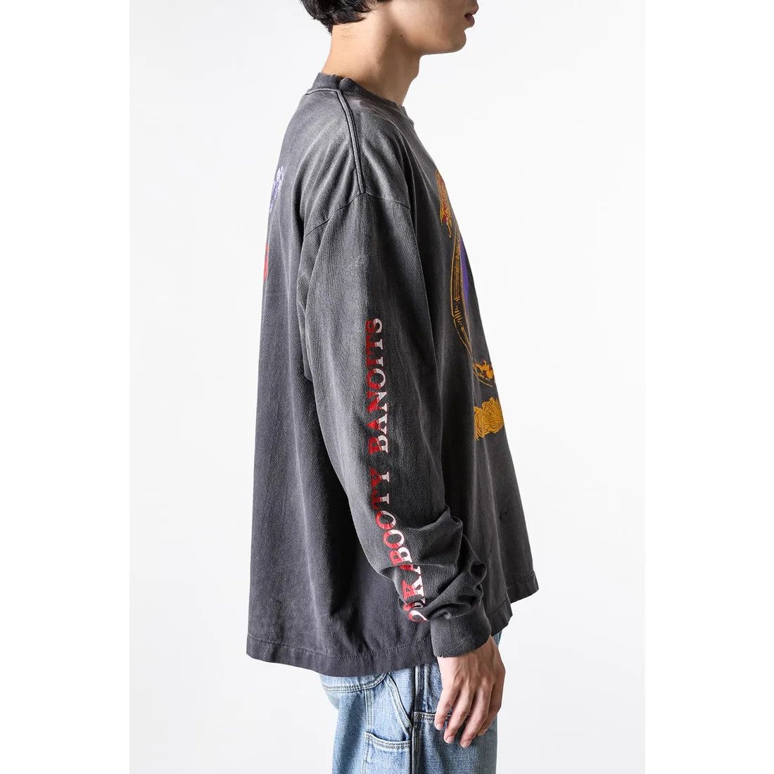 Saint Michael o1mle0326 Born Saint Long Sleeve T-Shirt in Black Size US M / EU 48-50 / 2 - 8 Thumbnail