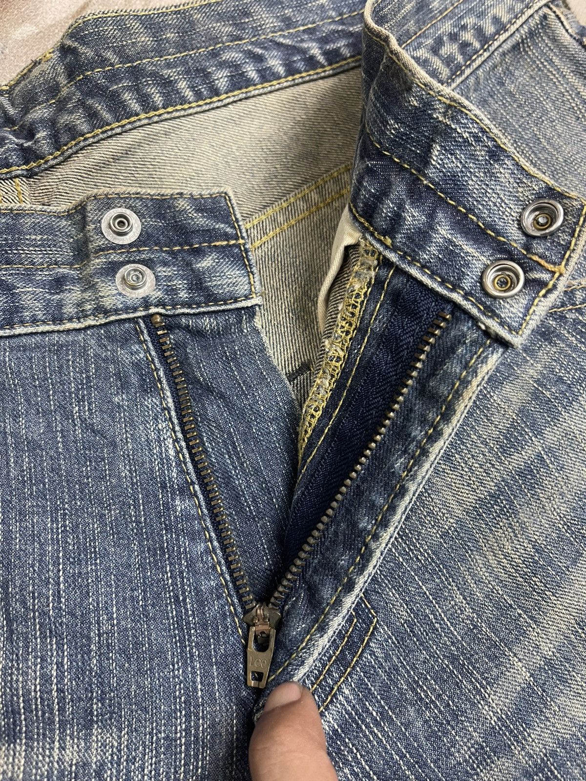 Lee Vintage Lee Riders Flare Jeans Streetwear Size US 33 - 9 Thumbnail