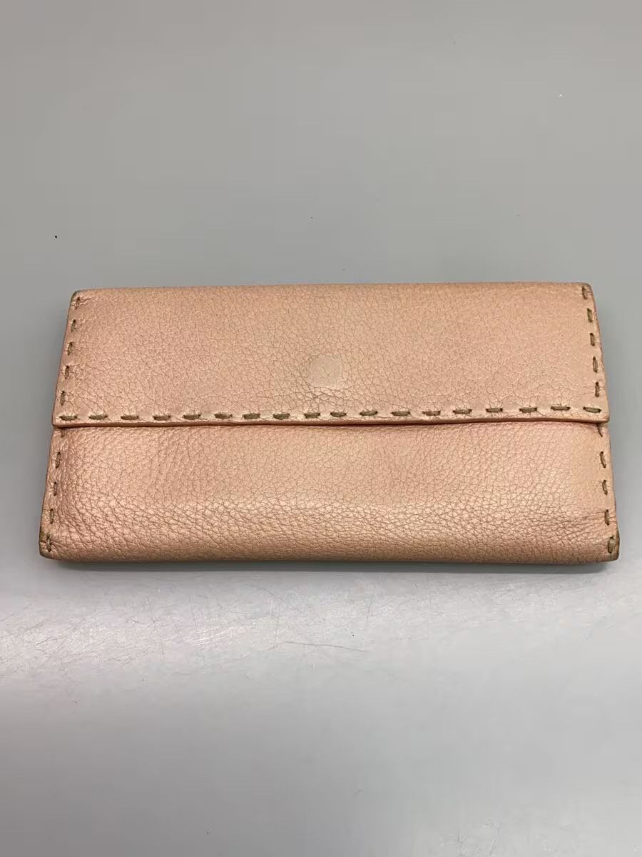 Fendi Fendi Selleria Leather Long Wallet Pink Size ONE SIZE - 2 Thumbnail
