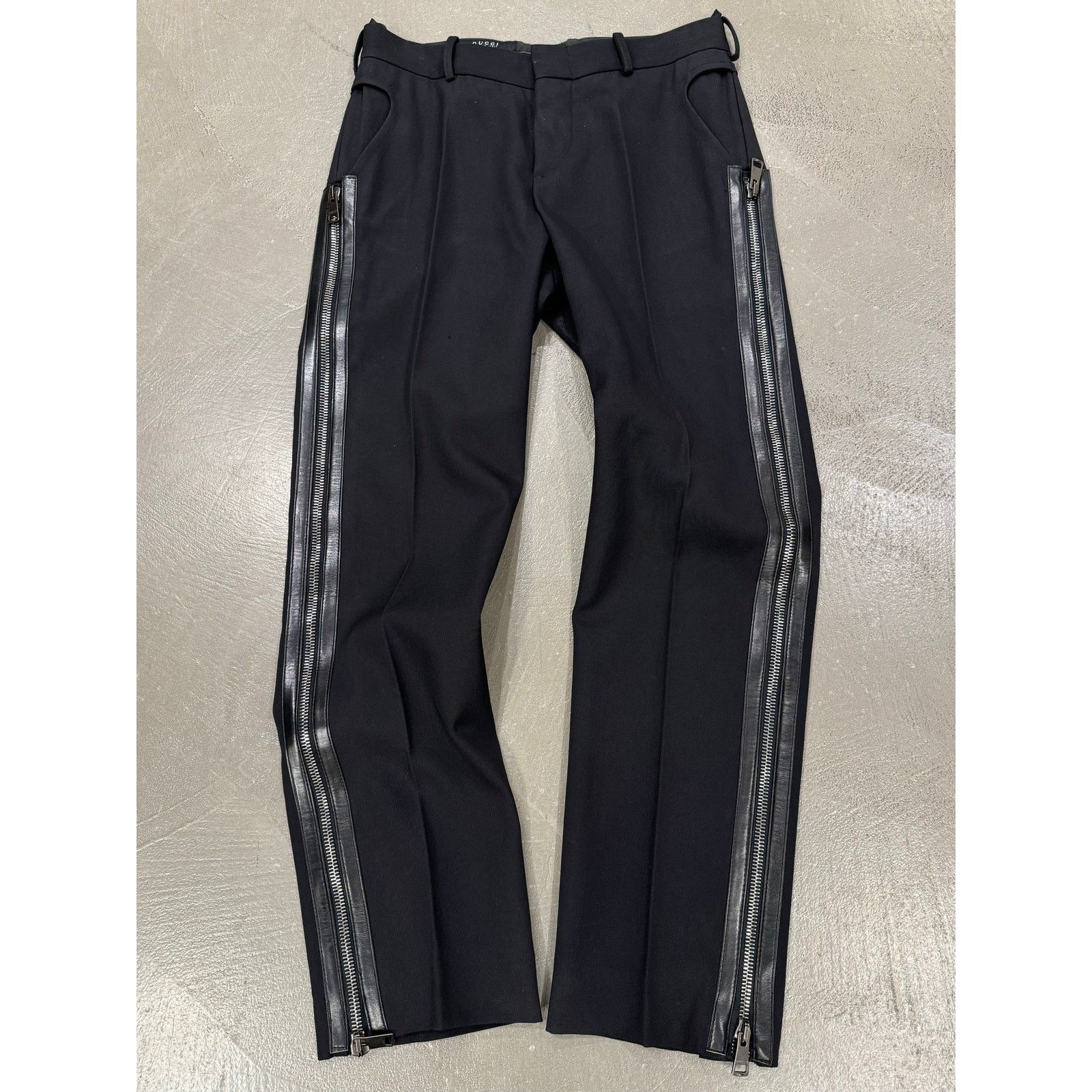 Gucci F/W 2001 Gucci by Tom Ford full zipper pants Size 28" / US 6 / IT 42 - 1 Thumbnail