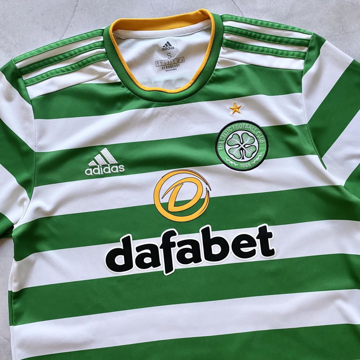 Adidas ☘️ Adidas FC CELTIC 2020-21 White/Green Soccer Jersey Shirt Size US S / EU 44-46 / 1 - 2 Thumbnail