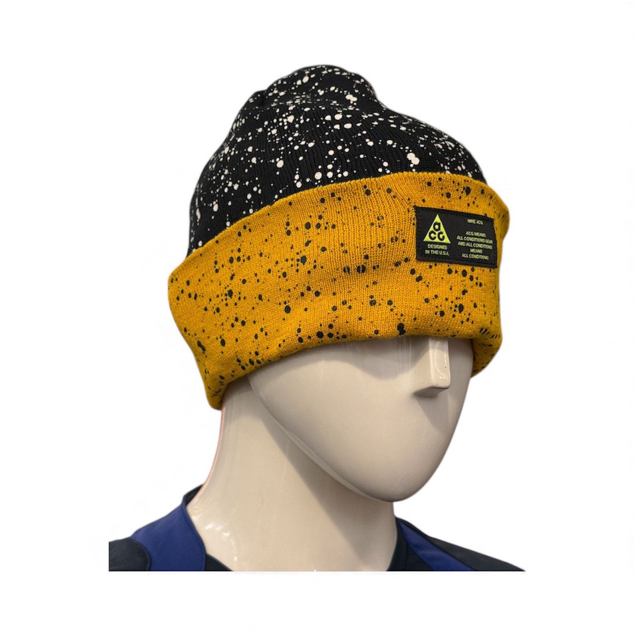 Nike ACG NIKELAB ACG paint splatter beanie Size ONE SIZE - 4 Thumbnail