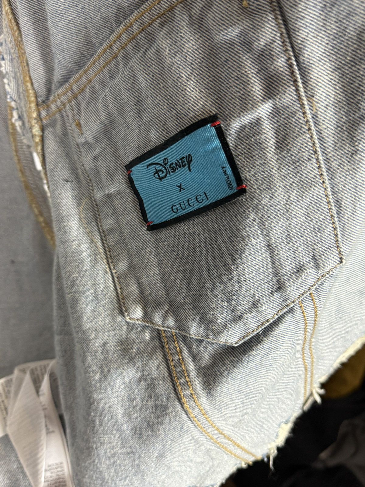 Gucci Gucci x Disney Donald Duck “FLASH” Denim Vest Size US M / EU 48-50 / 2 - 2 Thumbnail