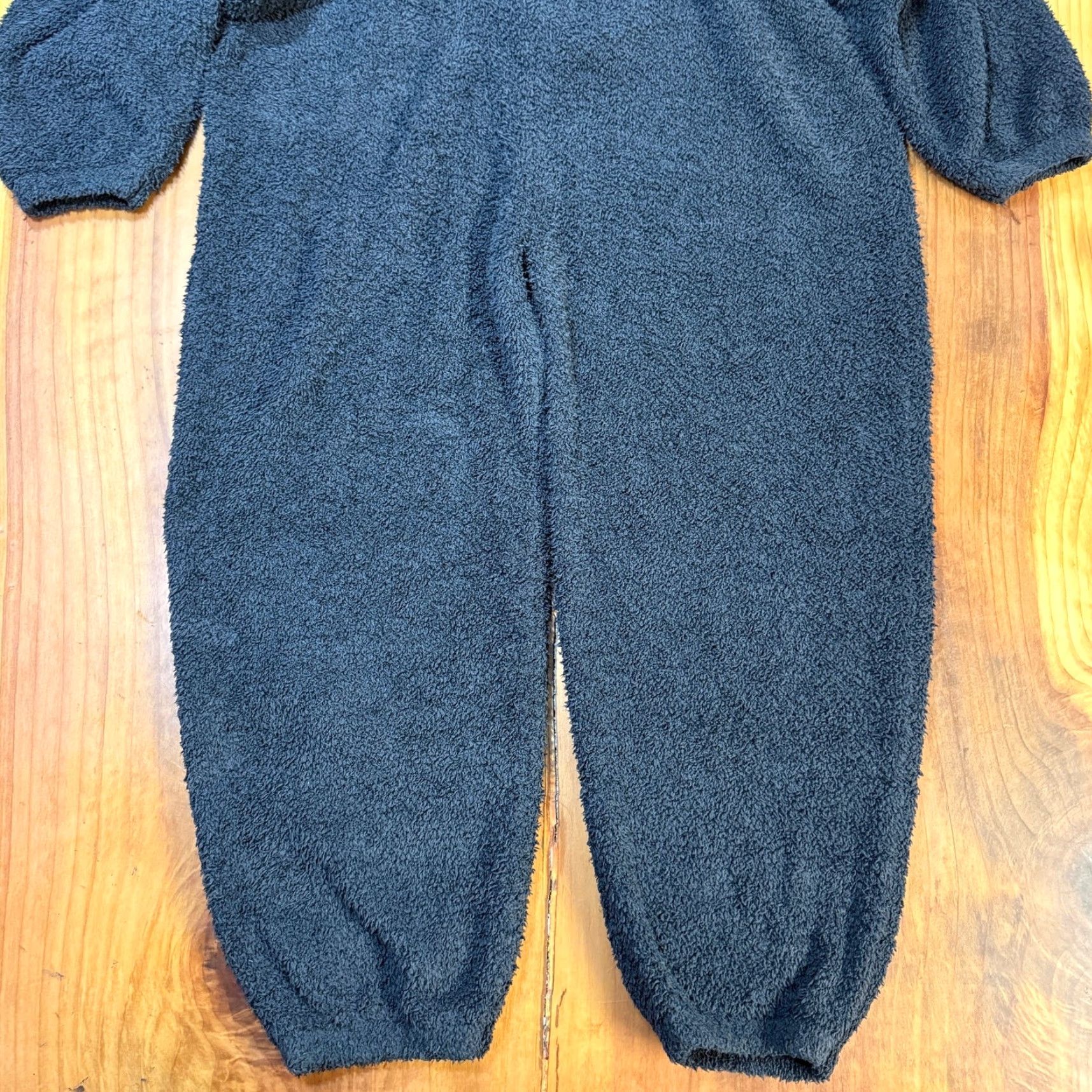 SKIMS SKIMS Jumpsuit Womens 5XL Plus Fleece Hooded Zip Crew Neck Long Sleeve Solid Black Size 40" / US 18 - 6 Thumbnail
