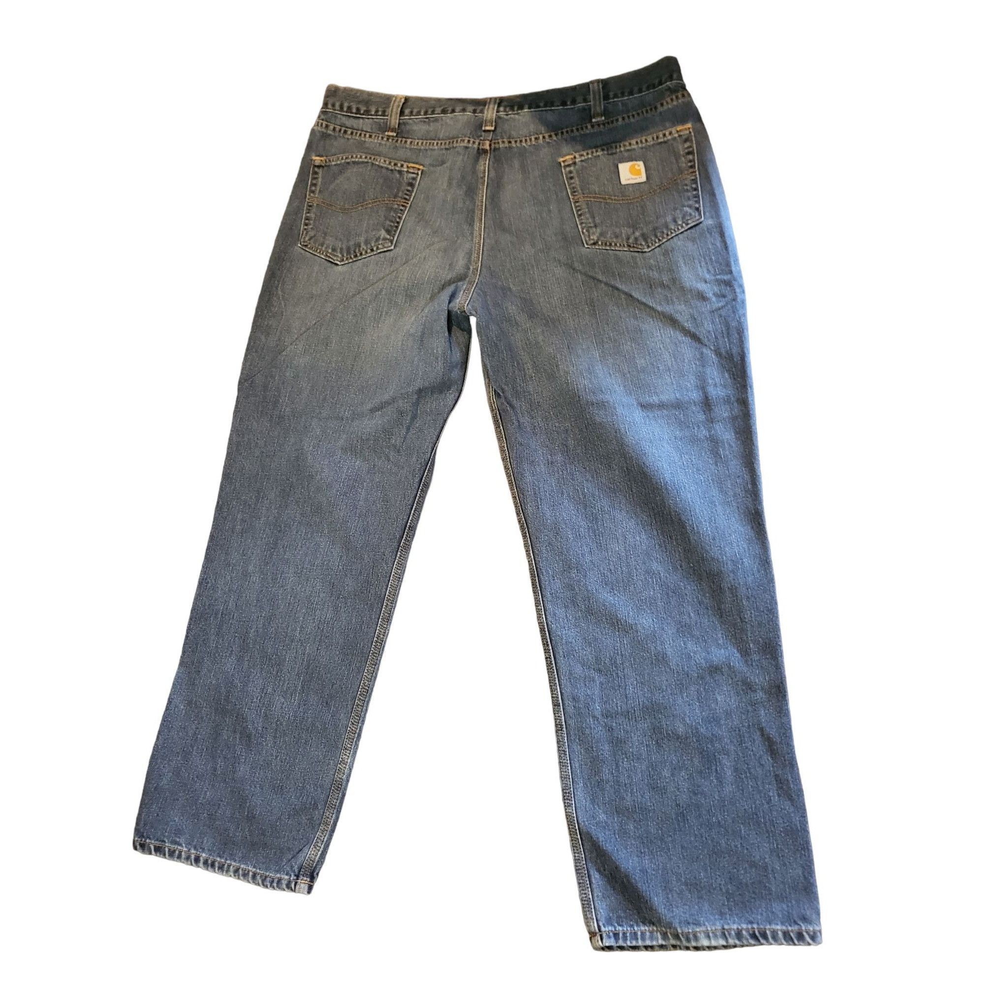 Carhartt Wip Carhartt Jeans Men Sz 42 X 30 Blue Denim Relaxed Fit 101483- Size US 42 / EU 58 - 7 Thumbnail