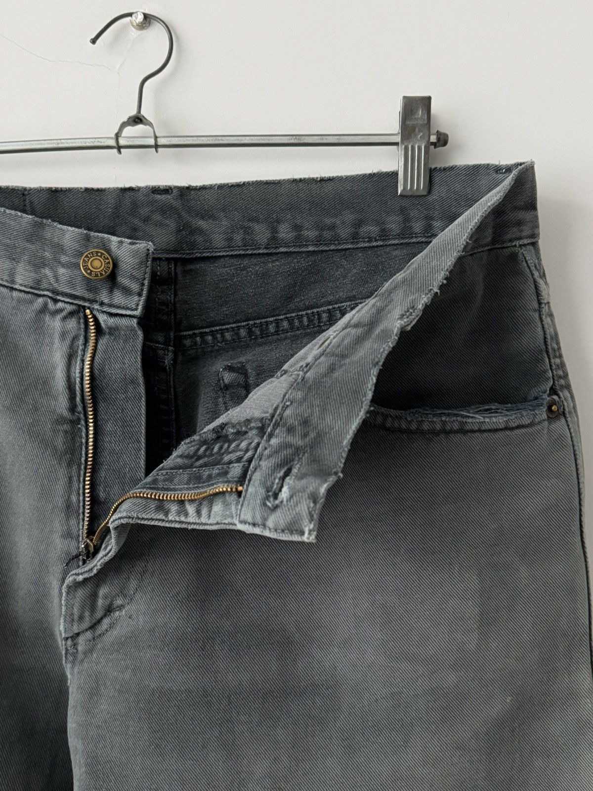 Vintage Vintage 90s Loose Fit Distressed Faded Green Jeans Pants Size US 34 / EU 50 - 5 Thumbnail
