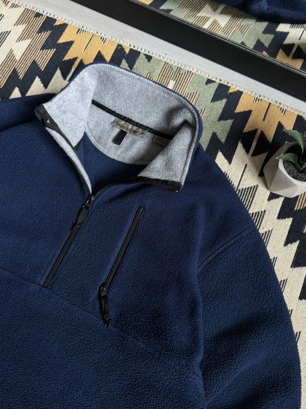 Timberland Vintage Timberland Gorpcore 1/3 Zip Fleece Sherpa Size US S / EU 44-46 / 1 - 5 Thumbnail