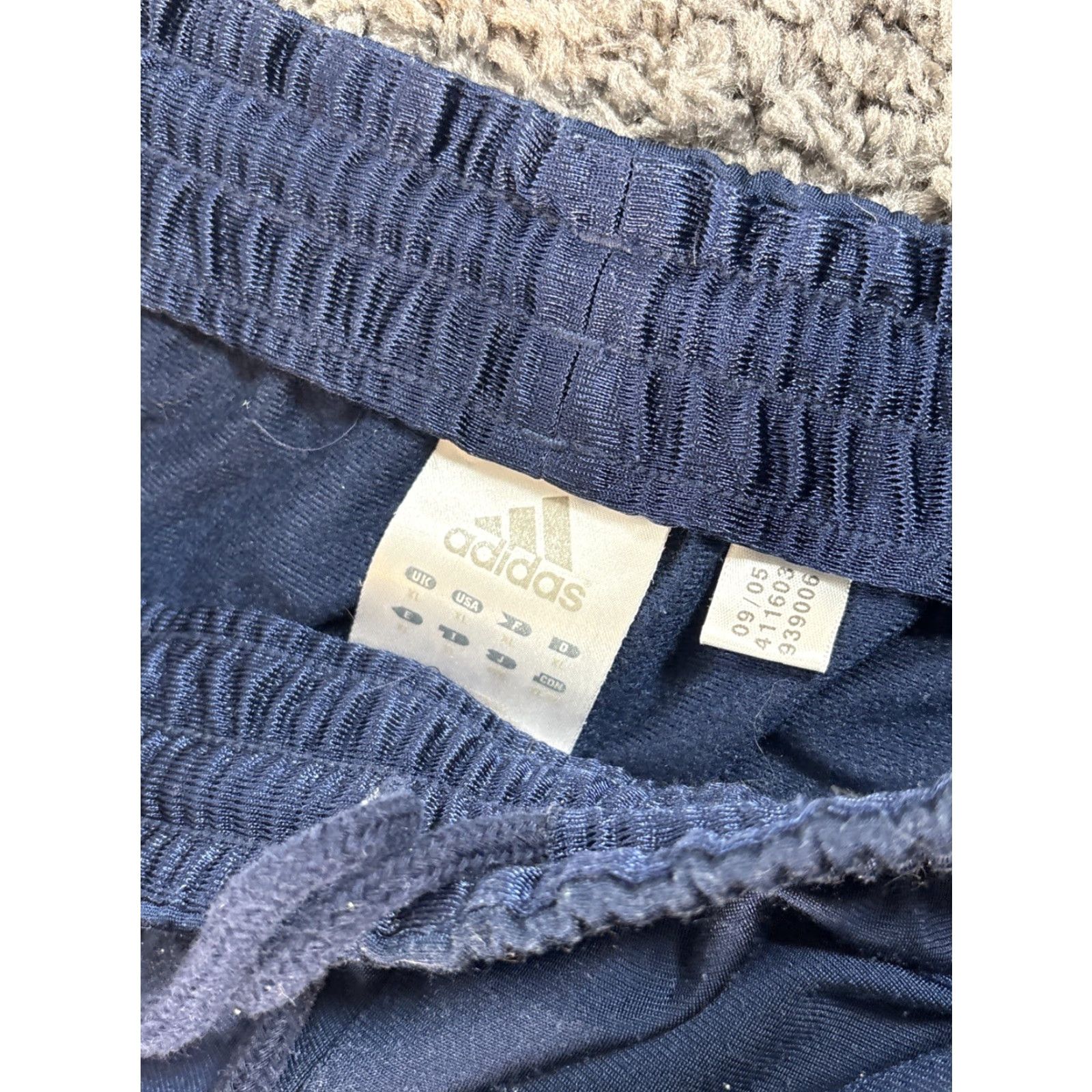 Adidas VINTAGE adidas Track Pants Mens XL Blue Pockets 00s Baggy Warm Ups Basketball 70s Style Size US 36 / EU 52 - 5 Thumbnail