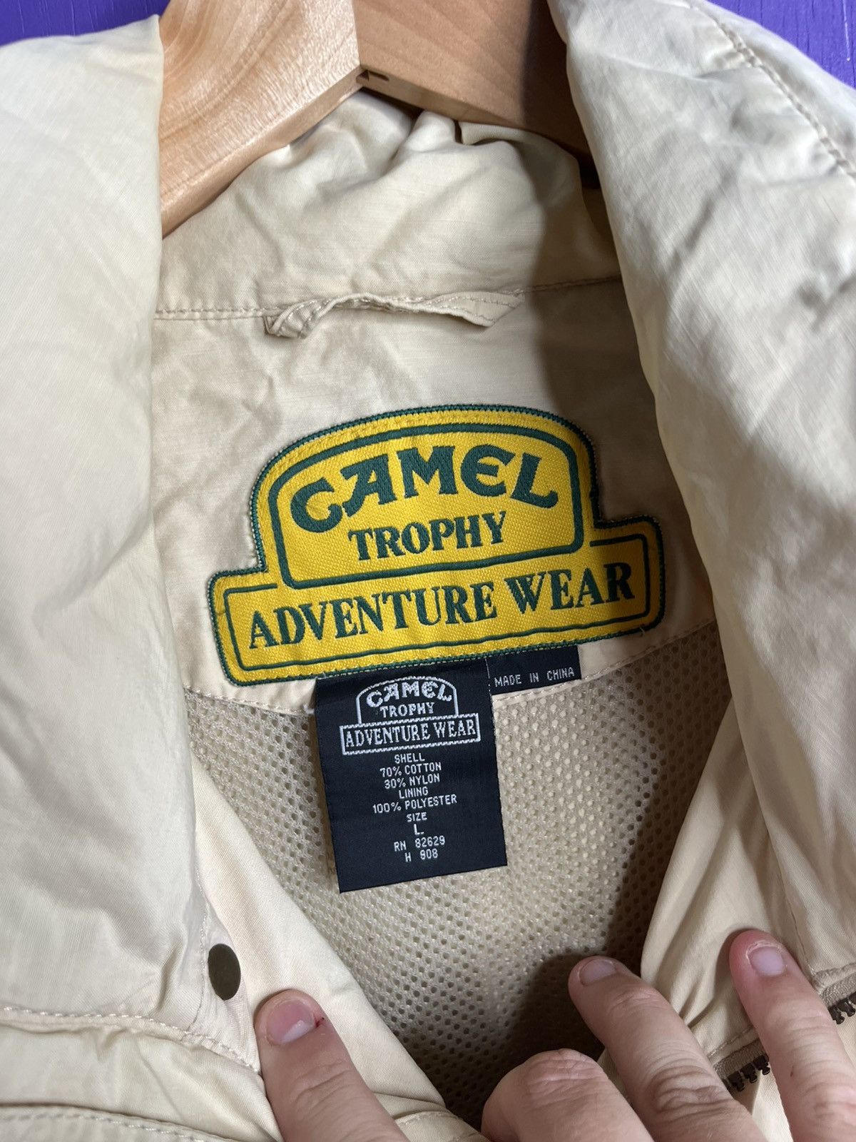 Vintage 90s Camel trophy adventure wear light jacket