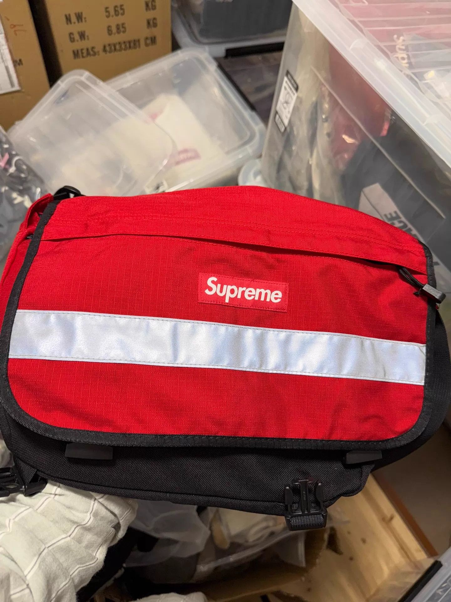 Supreme Supreme FW14 14th Hi-vis 3M Reflective MessengerBag Size ONE SIZE - 7 Thumbnail