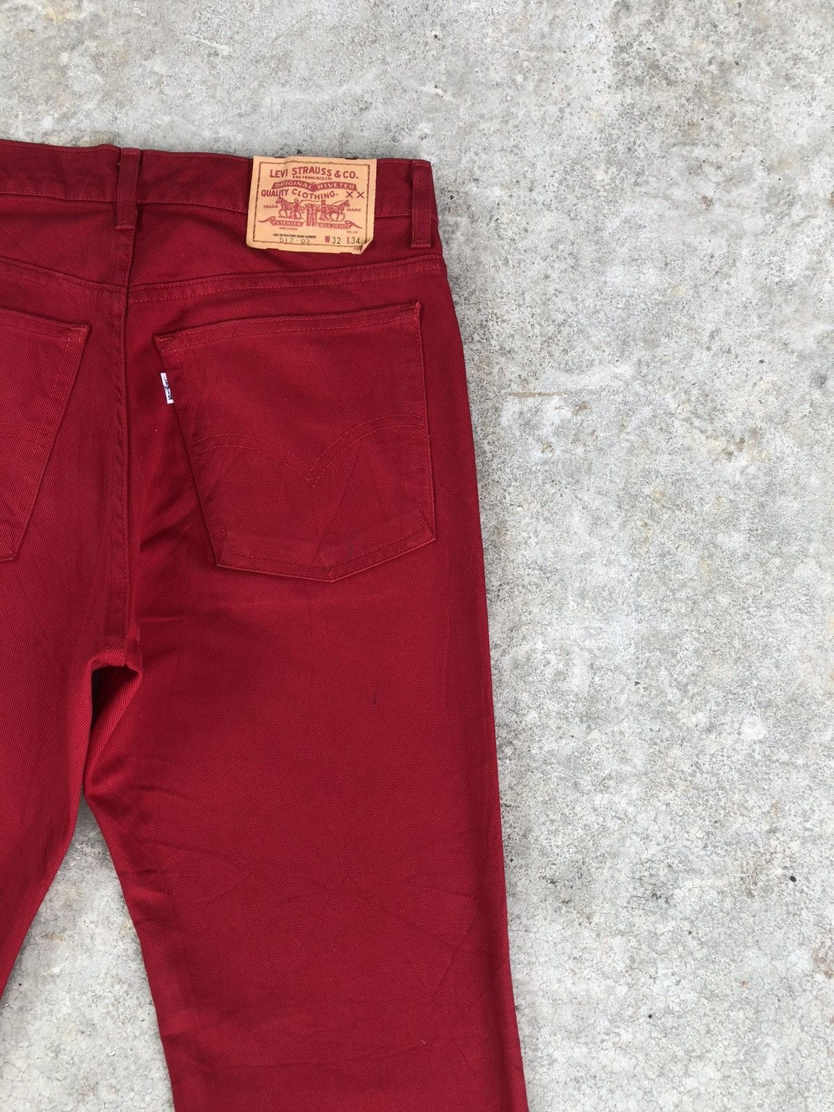 Levi's Levis Flared Jeans Distressed Jeans 517 Size US 31 - 10 Thumbnail