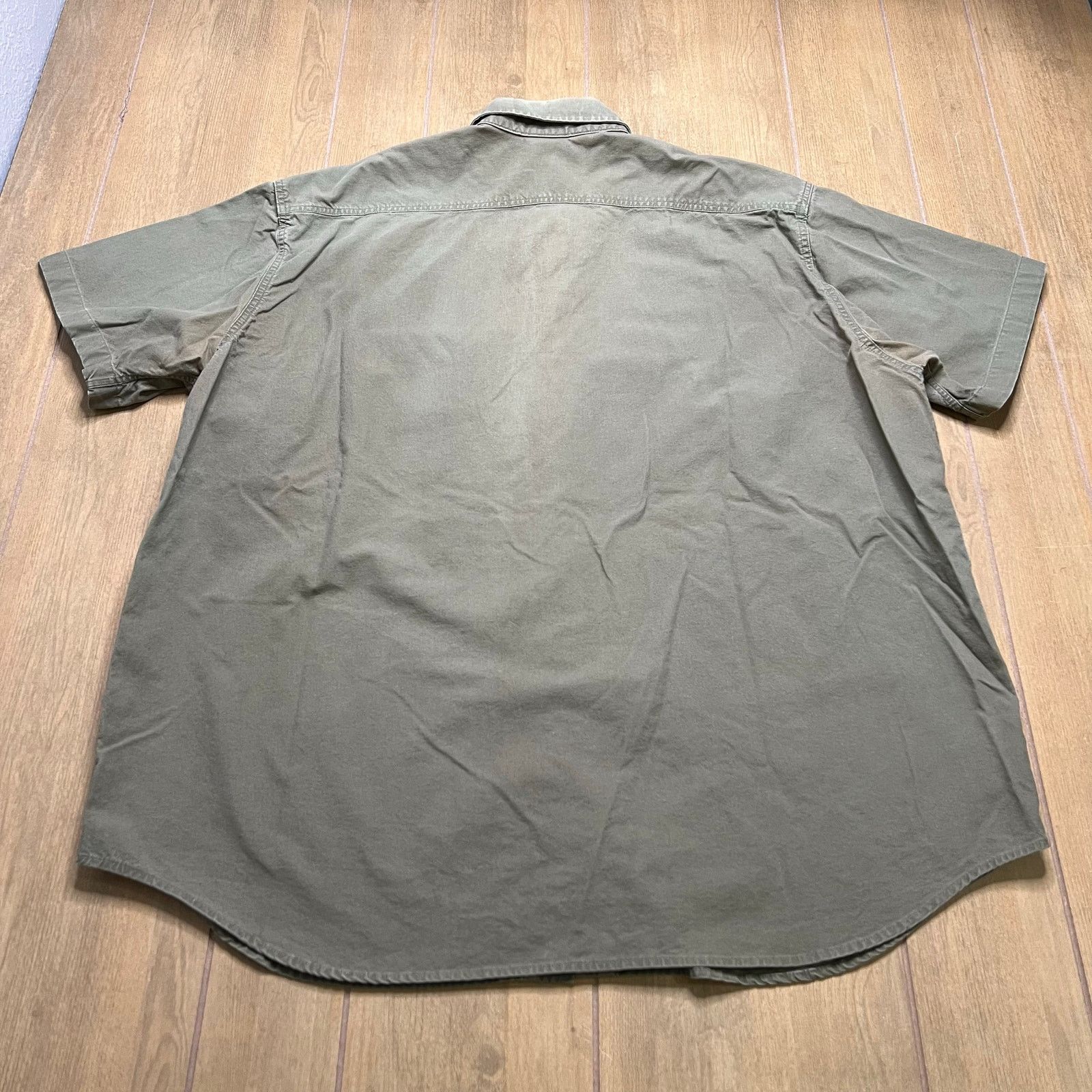 Carhartt Vintage Carhartt Shirt Men 2XL Green Pocket Canvas Outdoor Size US XXL / EU 58 / 5 - 8 Thumbnail