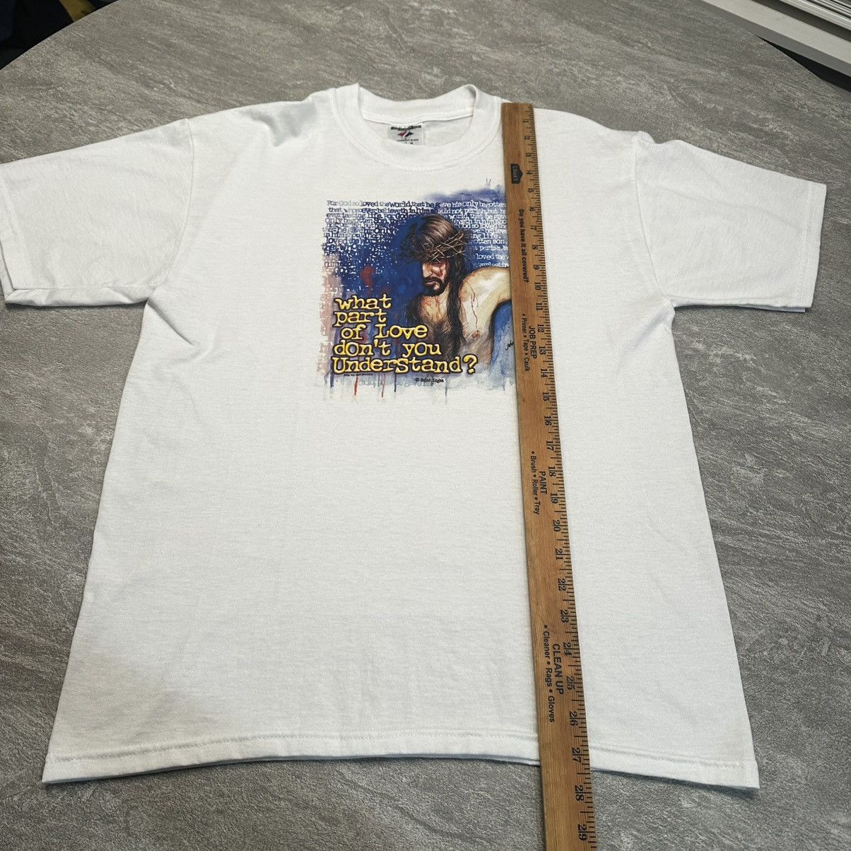Vintage Vintage Y2K Jesus Cross John 3:16 Christian Cross Shirt Size US M / EU 48-50 / 2 - 6 Thumbnail