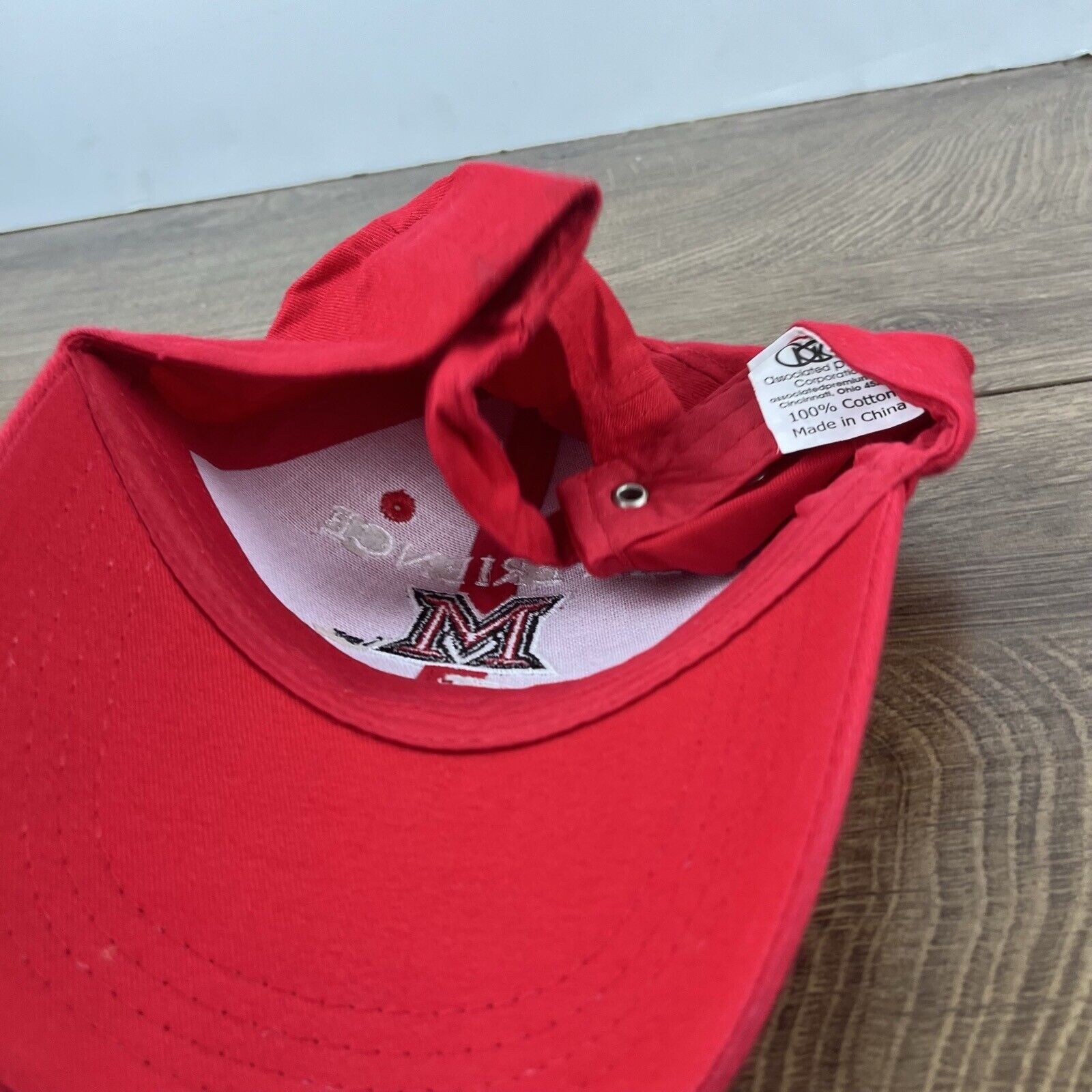 Other Miami Ohio Hat Oxford Experience Hat Red Hat Adjustable Red Size ONE SIZE - 12 Thumbnail
