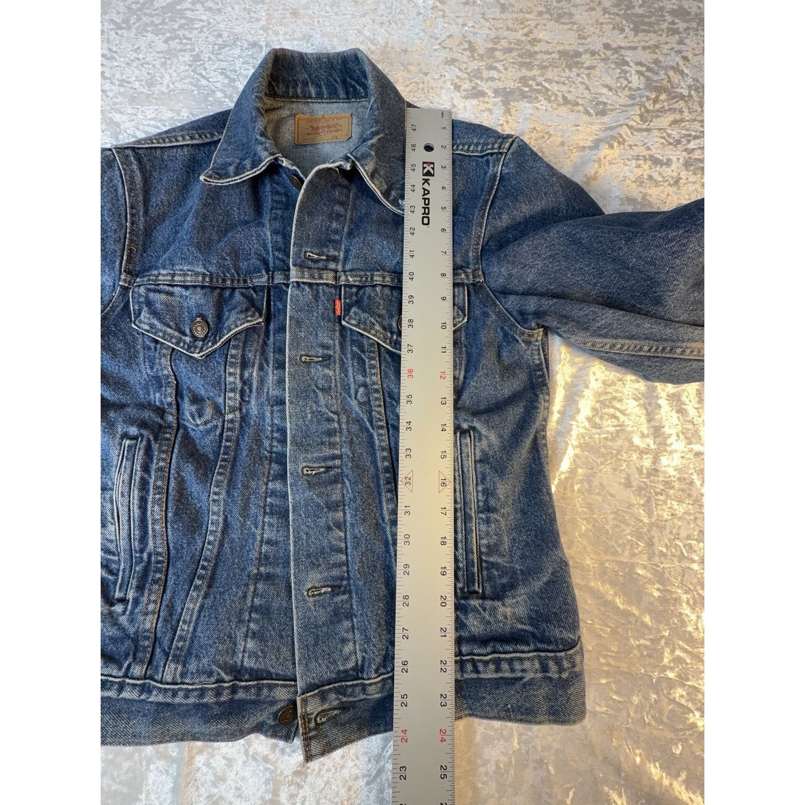 Levi's Vtg 80s Levi’s Denim Trucker Jacket USA Distressed Grunge Size US S / EU 44-46 / 1 - 10 Thumbnail