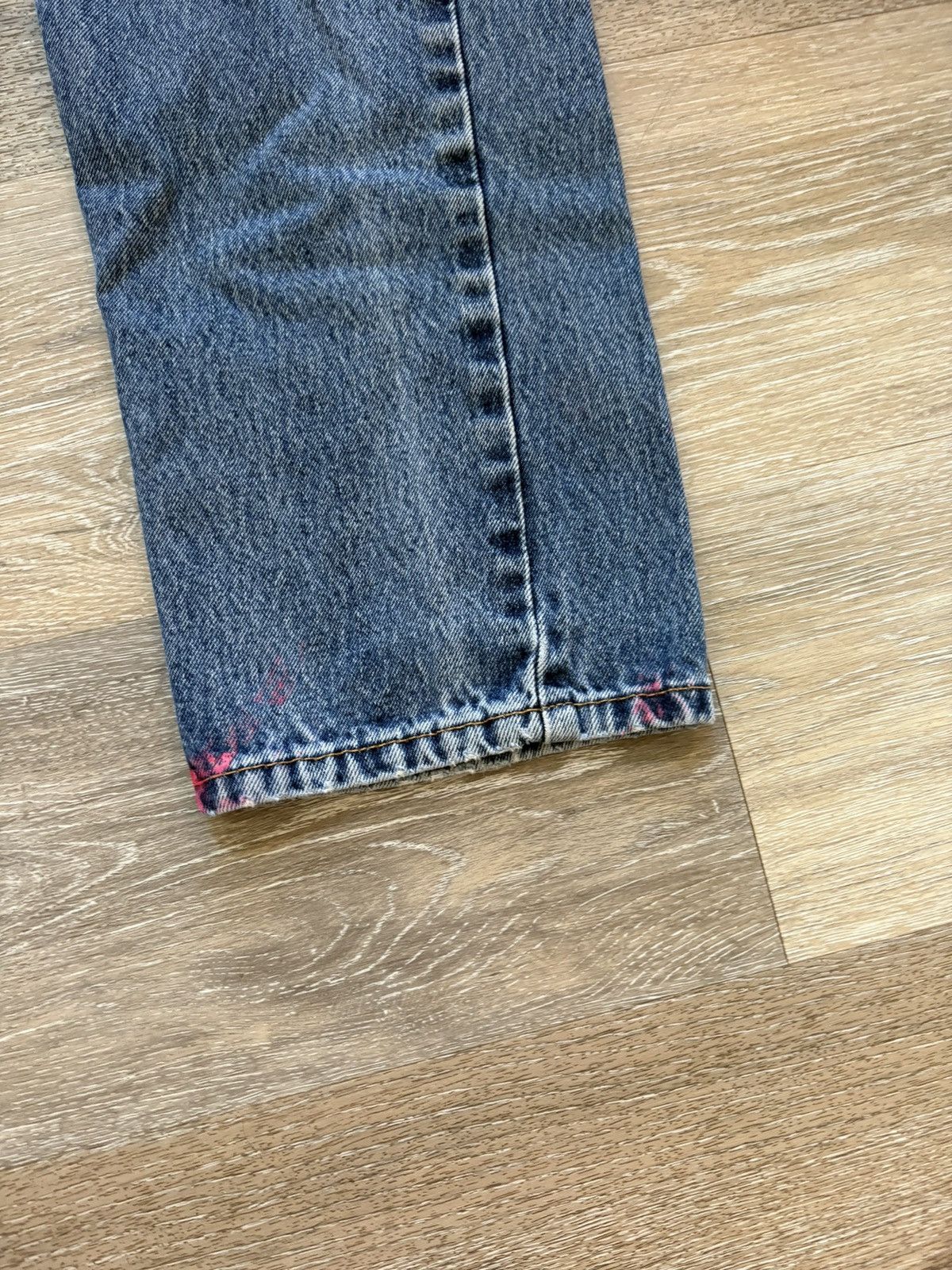 NBA Custom NBA Patches Denim Jeans Size US 33 - 3 Thumbnail