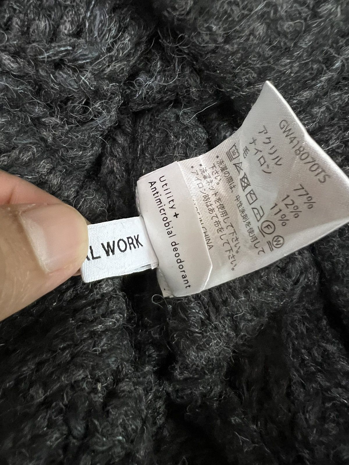 Global Work Japanese Brand Global Work Crochet Beanie Hats Size ONE SIZE - 7 Thumbnail