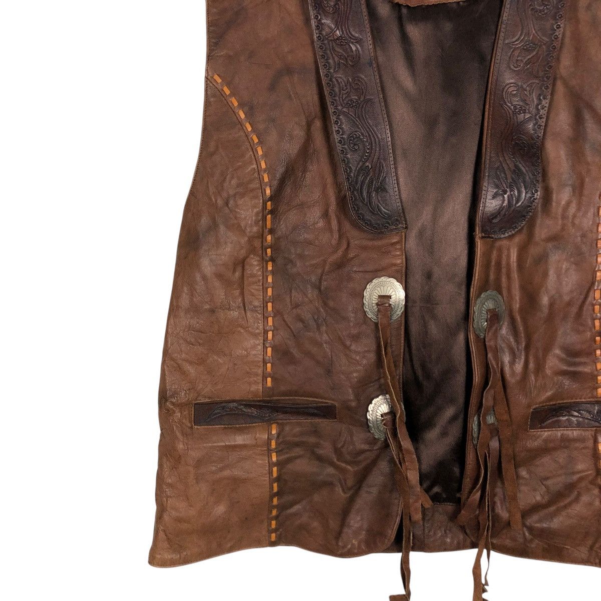 Japanese Brand 🔥VINTAGE KOBLER JACKET GENUINE LEATHER COWBOY ISSEY MOYAKE Size US M / EU 48-50 / 2 - 6 Thumbnail