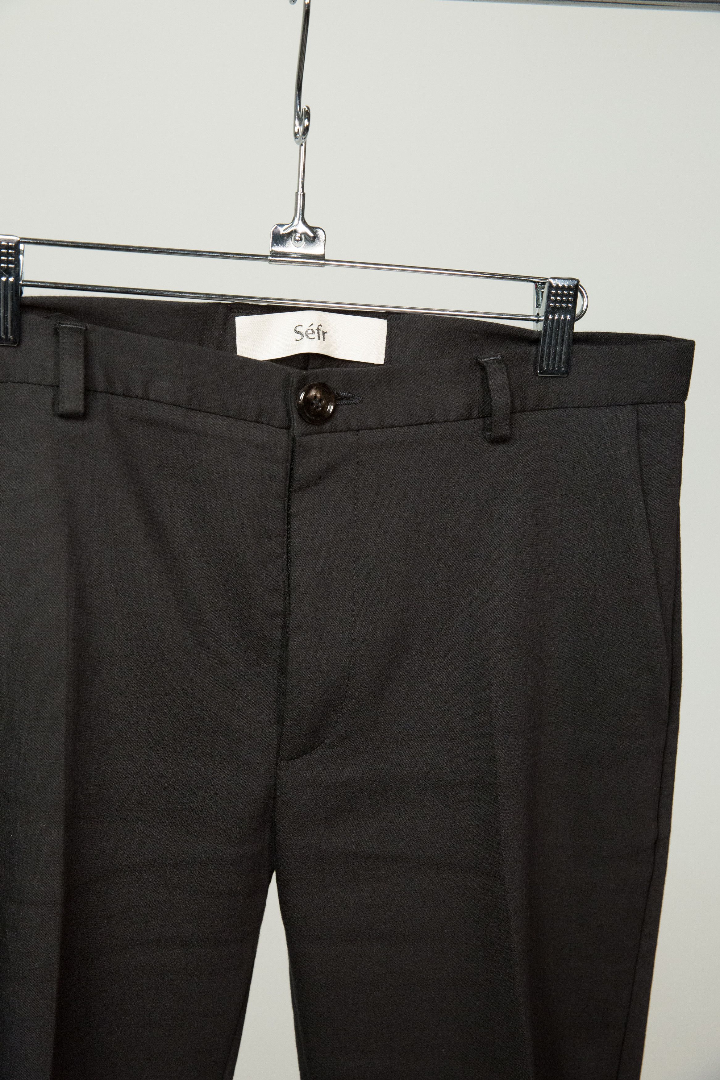 Sefr Sefr Harvey Suit Trousers Black Size 46R - 5 Thumbnail