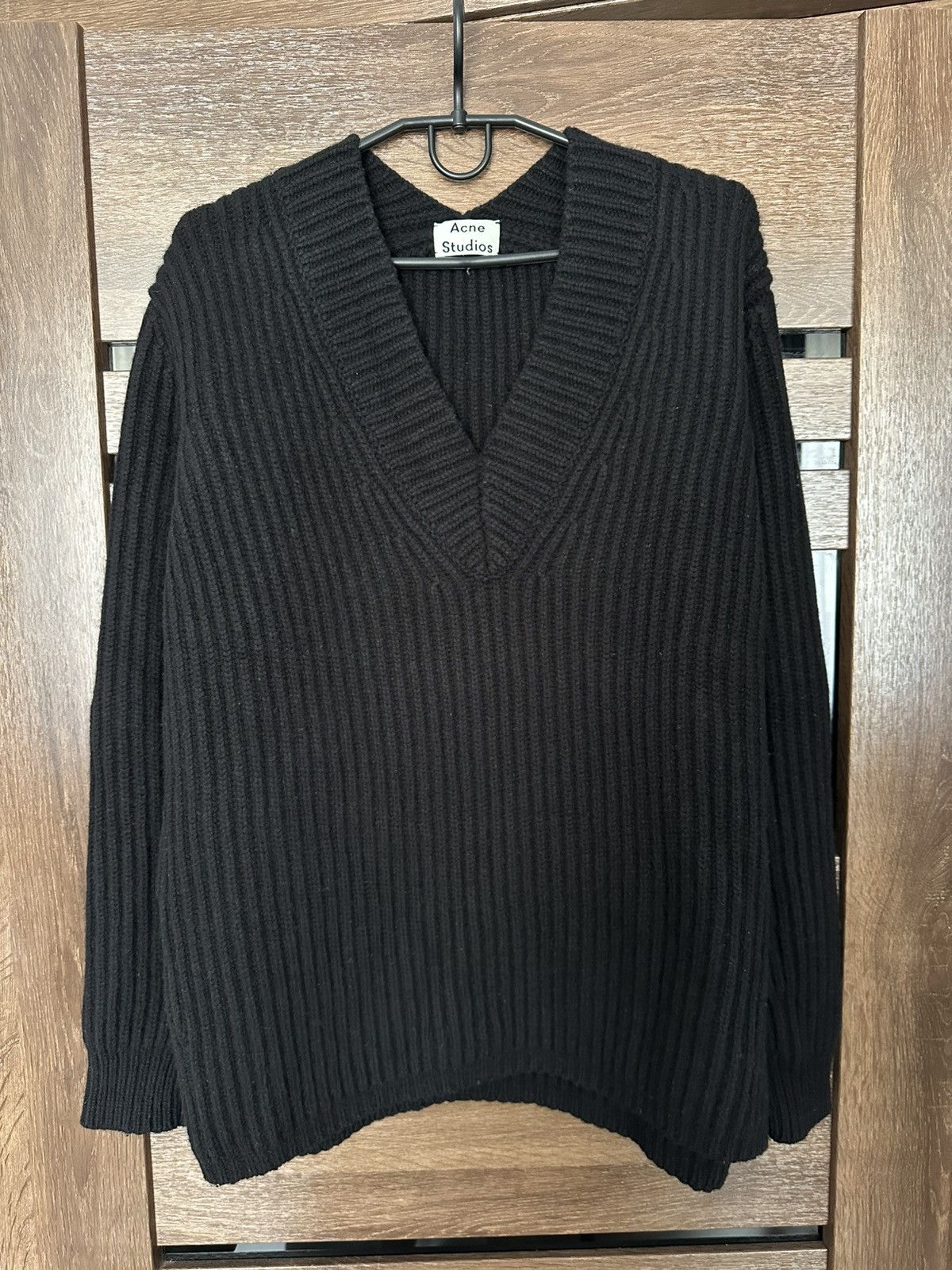 Acne Studios Acne Studios Rib Knit Wool Sweater Pullover Size M / US 6-8 / IT 42-44 - 1 Thumbnail
