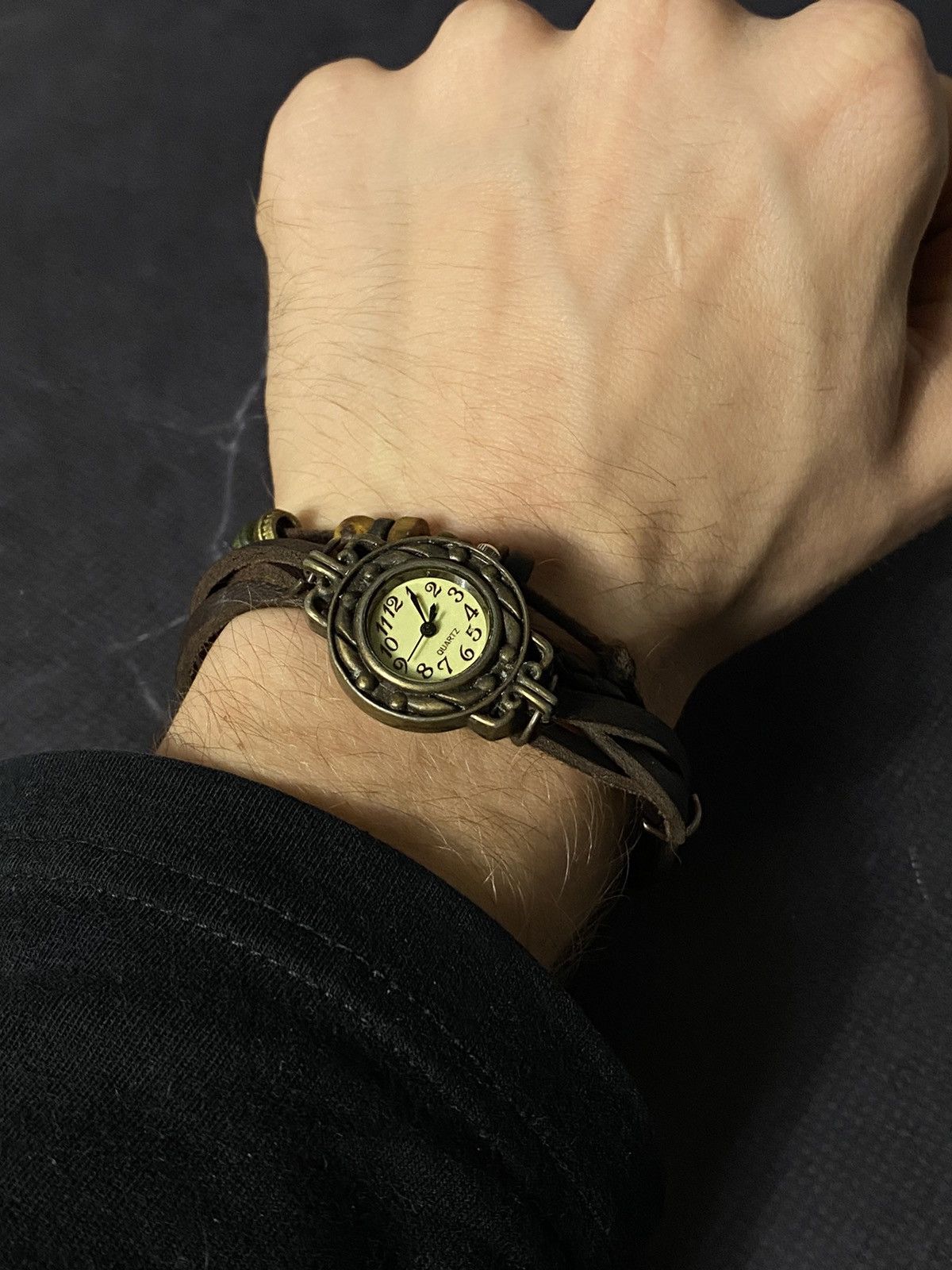 Japanese Brand Bohemian Style Vintage Watch with Leather Strap Size ONE SIZE - 1 Thumbnail
