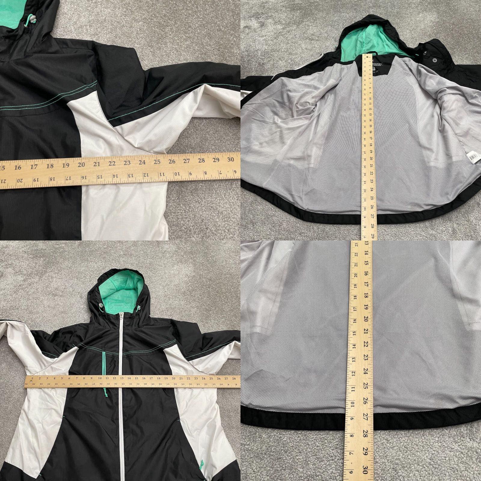 Free Country Free Country Athletx Series Windbreaker Jacket Womens 2X Black White Hoodie Zip Size XXL / US 16-18 / IT 52-54 - 11 Thumbnail