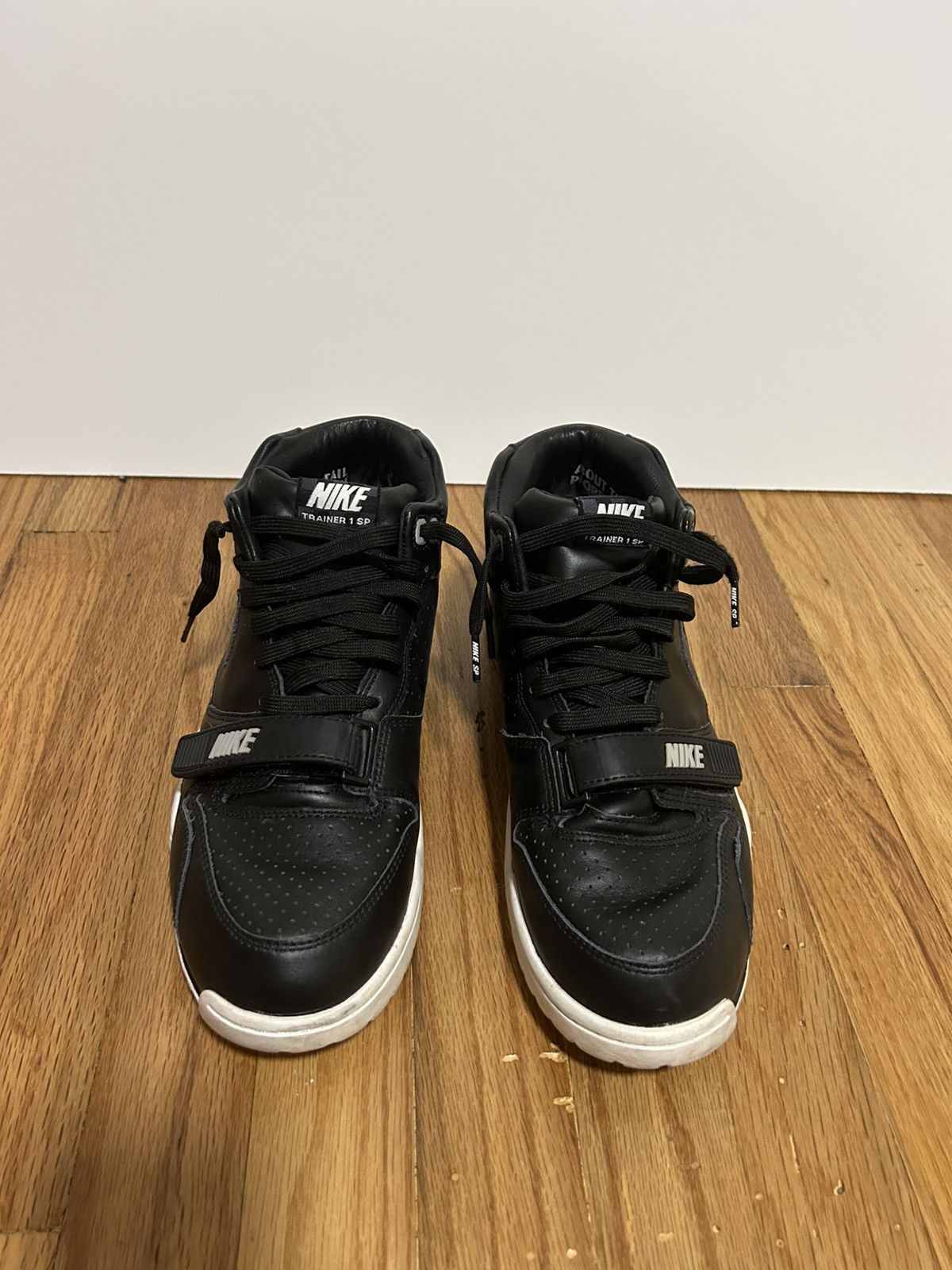 Fragment Design × Nike Nike Air Trainer 1 Mid SP Fragment Design Black Size 10.5 Size US 10.5 / EU 43-44 - 4 Thumbnail
