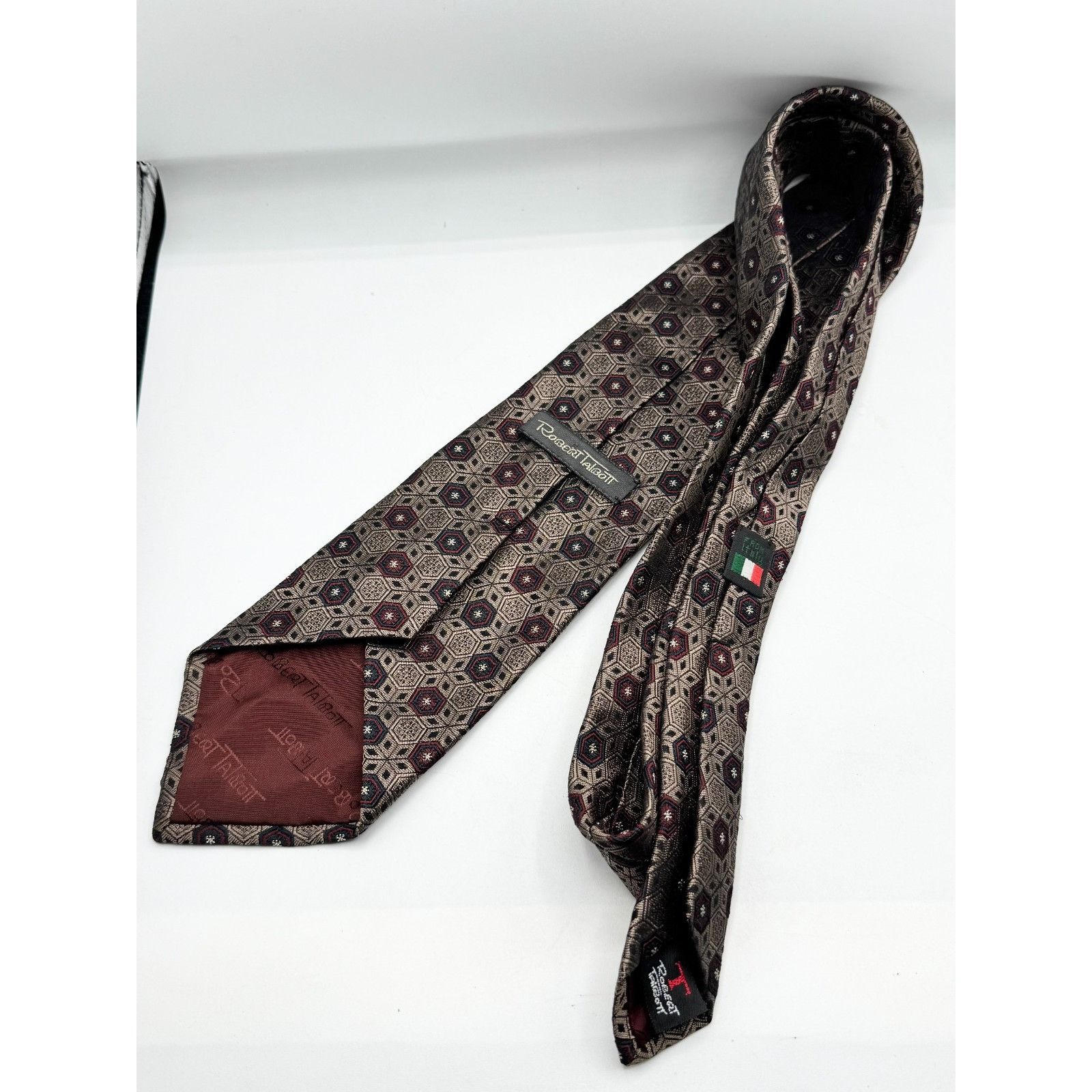 Robert Talbott Robert Talbott vintage silk Print Tie necktie Size ONE SIZE - 4 Thumbnail