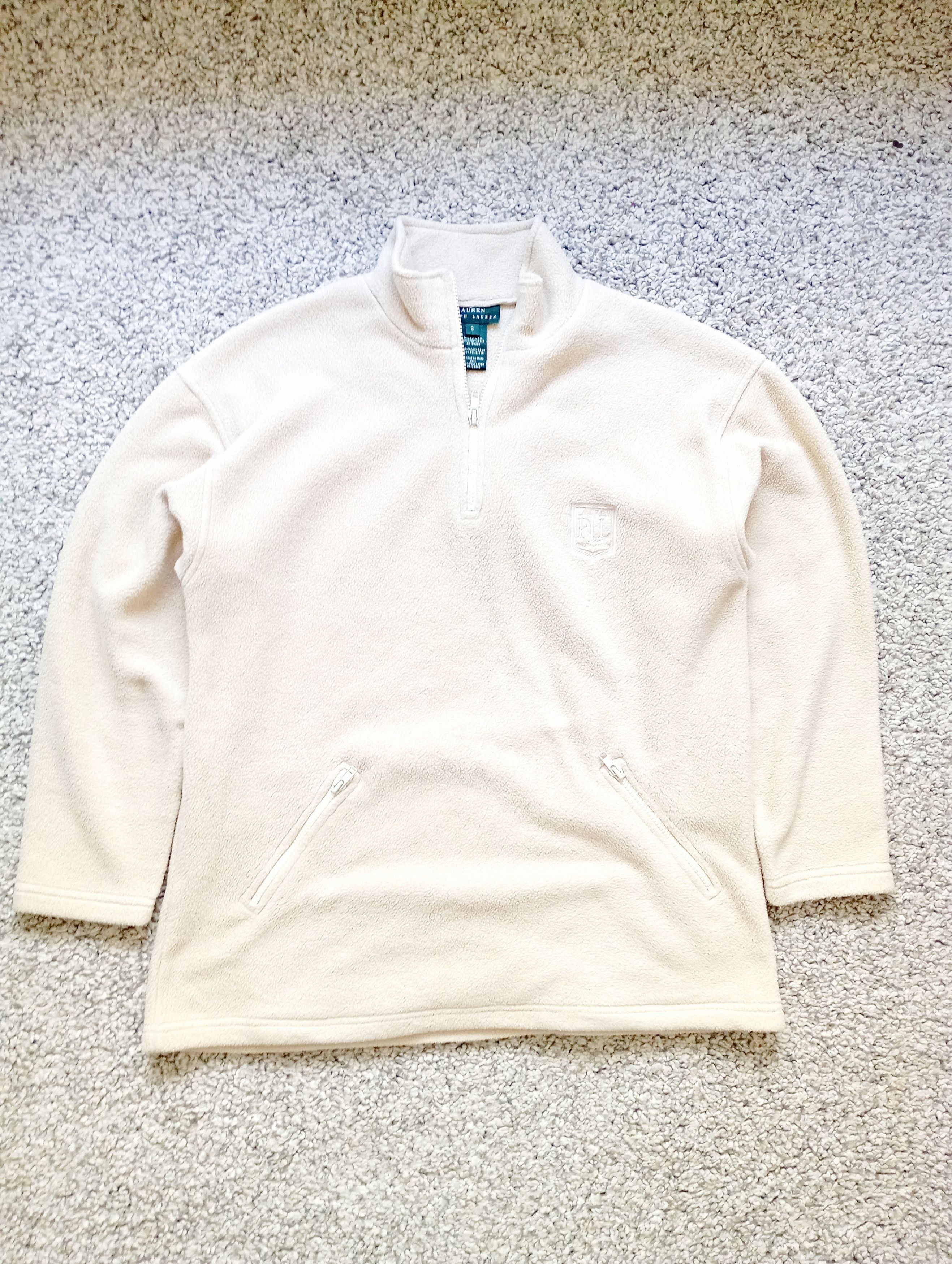 Polo Ralph Lauren × Ralph Lauren × Vintage Ralph Lauren Fleece Vintage Jacket Size US S / EU 44-46 / 1 - 1 Thumbnail
