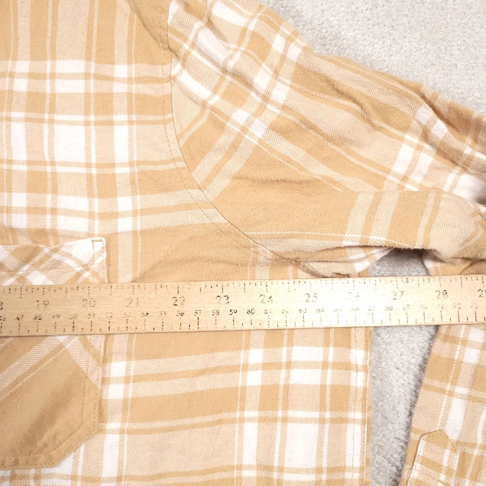 Gap Gap Flannel Button Up Shirt Women's XXL Yellow Plaid Collared Pocket Casual Blouse Shirt Men/Women? Size XXL / US 16-18 / IT 52-54 - 7 Thumbnail