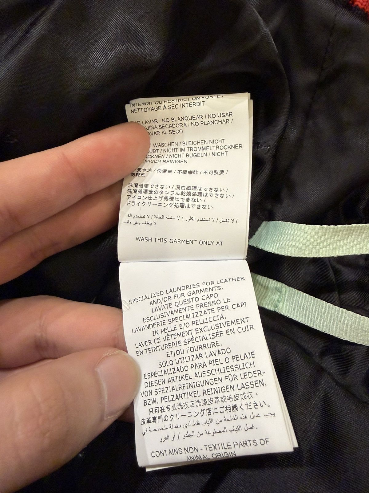 Off-White Off-White ‘23 Eagle Varsity Jacket - Black Red Size US L / EU 52-54 / 3 - 6 Thumbnail