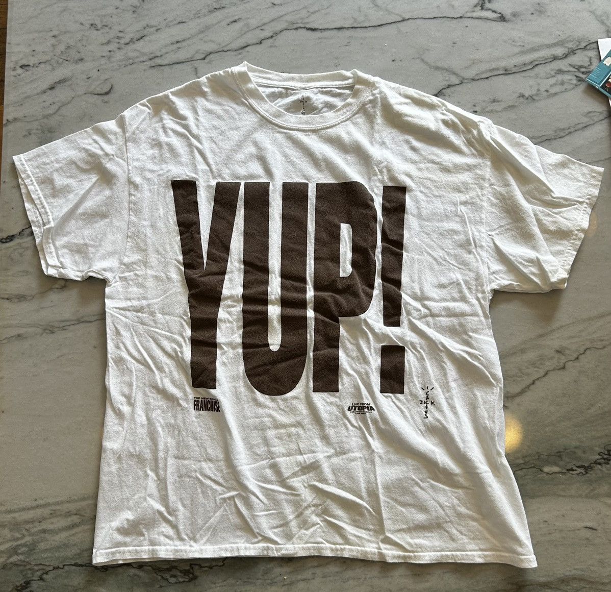 Travis Scott Yup T Shirt | Grailed