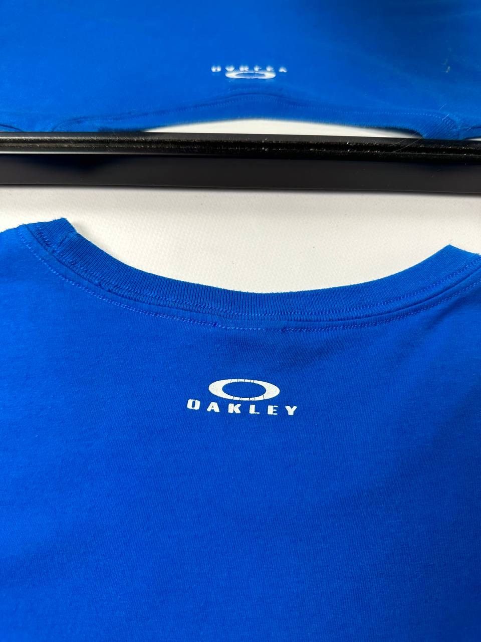 Oakley 00’s Vintage Oakley Rare American Flag Logo T Shirt Size US L / EU 52-54 / 3 - 10 Thumbnail