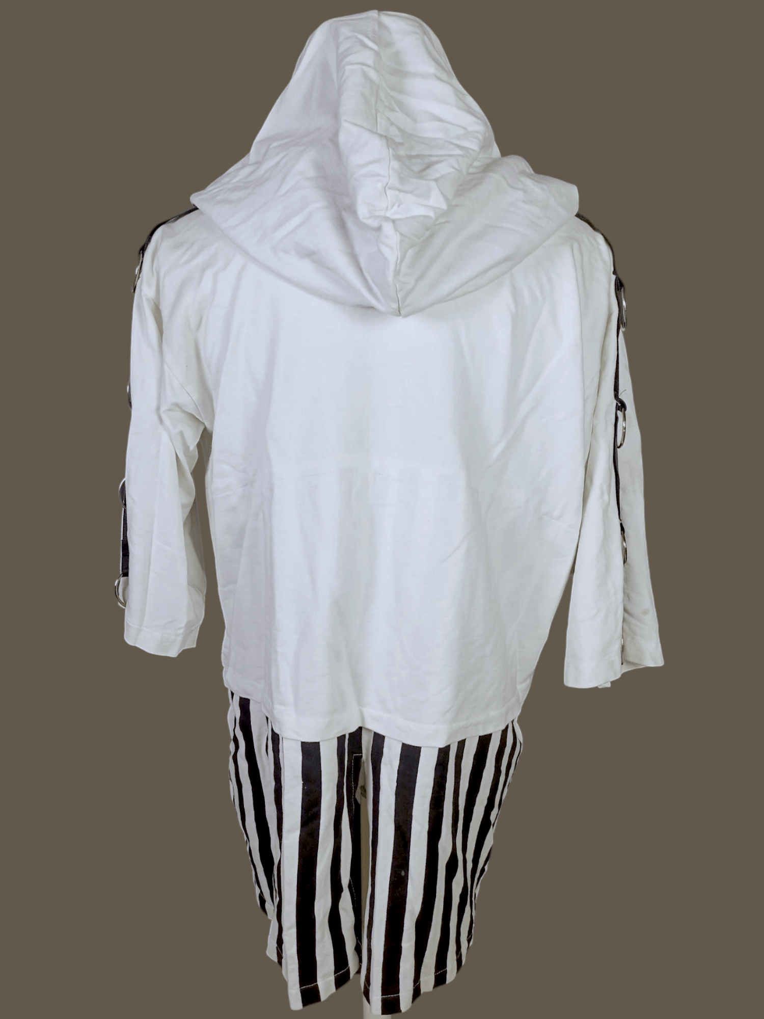 Japanese Brand Harajuku Seven Eye Heart Stripes Double Layer hoodie Size US XXL / EU 58 / 5 - 25 Thumbnail