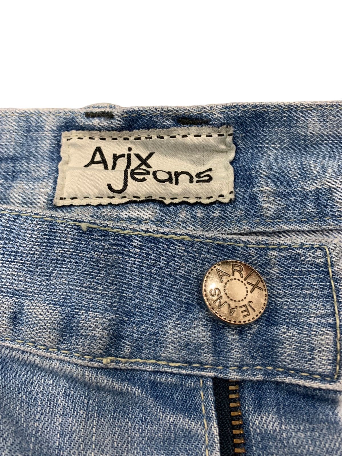 20471120 × If Six Was Nine × Japanese Brand Arix Constructed Distressed Denim Pants (AC13) Size US 34 / EU 50 - 12 Thumbnail