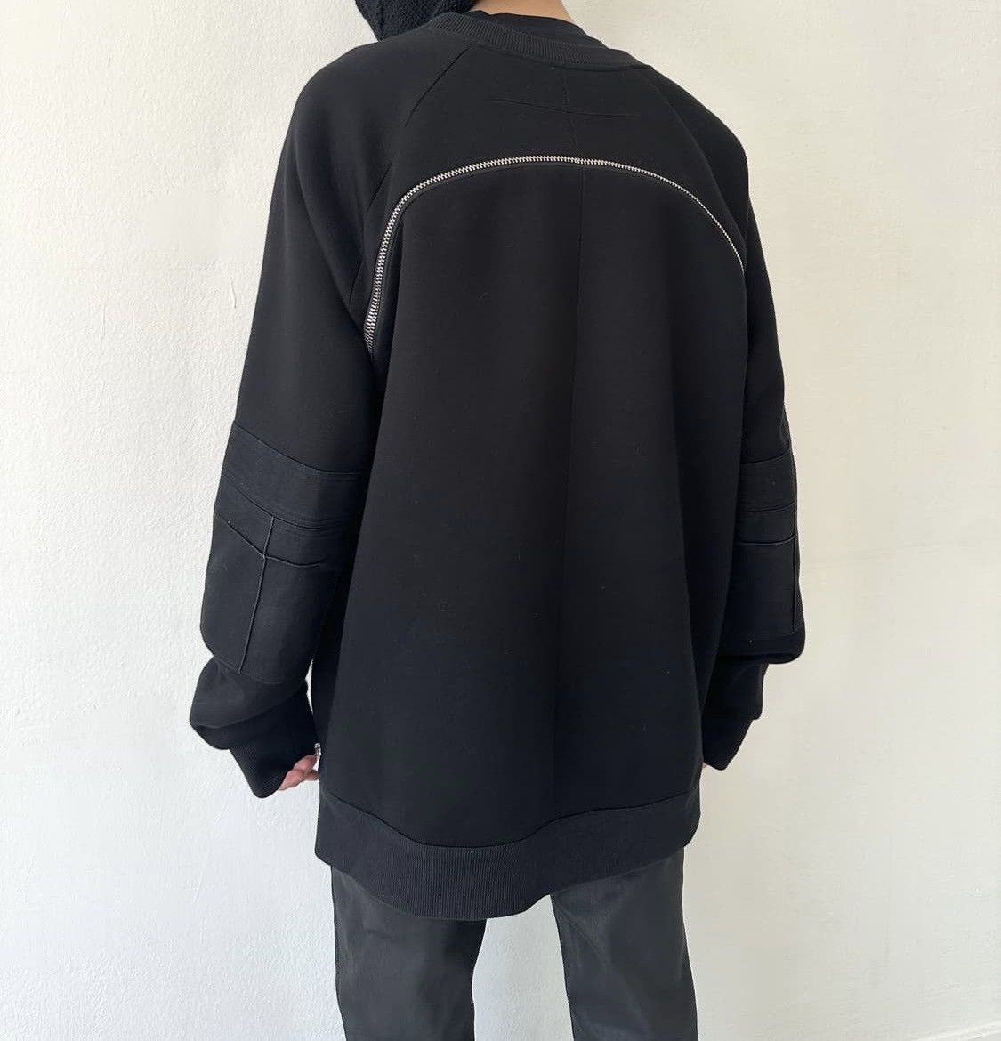 Givenchy Givenchy Riccardo Tisci Back Docking Zipper Sweat Shirt Size US XXL / EU 58 / 5 - 3 Thumbnail