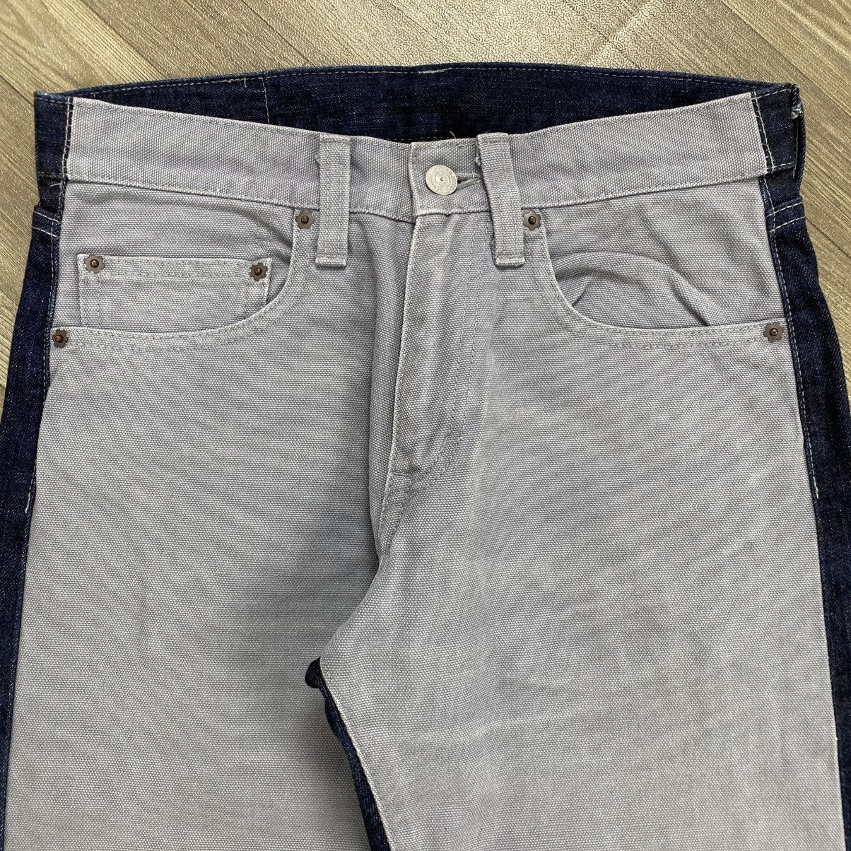 Japanese Brand Vintage Kojima Genes Japan Reconstruct Grey Denim Pants Y2K Size US 30 / EU 46 - 3 Thumbnail