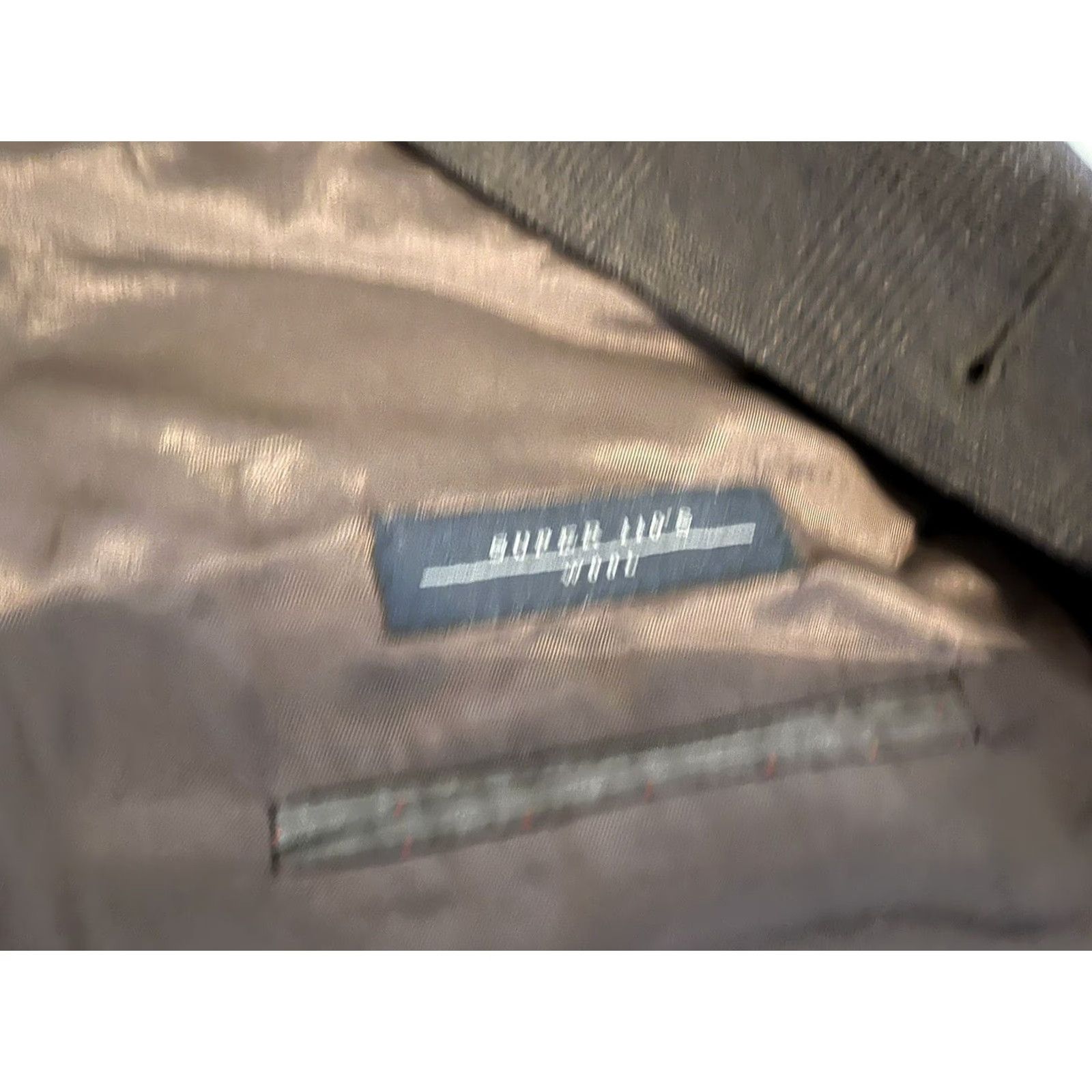 Luigi Bianchi Luigi Bianchi Mantova Mark Shale Brown Wool Jacket Blazer Sport Coat Mens 44L Size 44R - 4 Thumbnail
