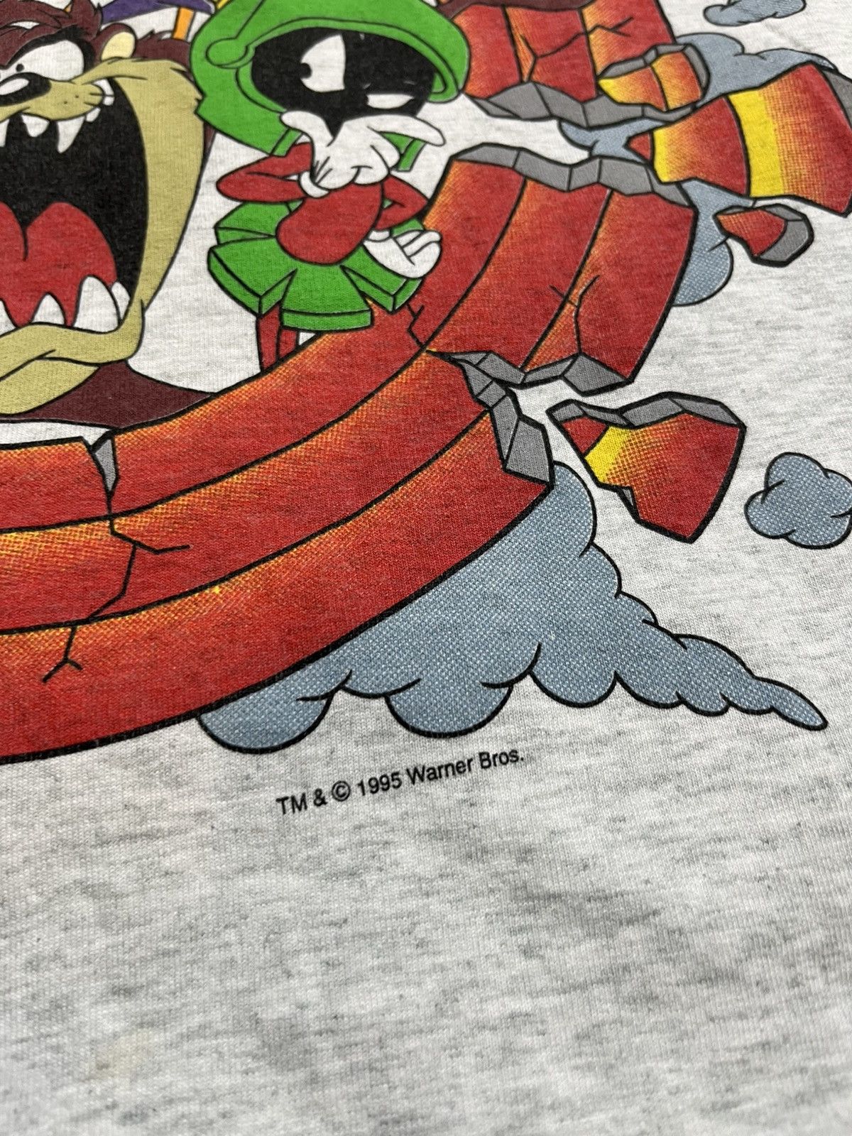 Warner Bros LOONEY TUNES 1995 WARNER BROS. VINTAGE COTTON PRINTED SHIRT Size US L / EU 52-54 / 3 - 2 Thumbnail