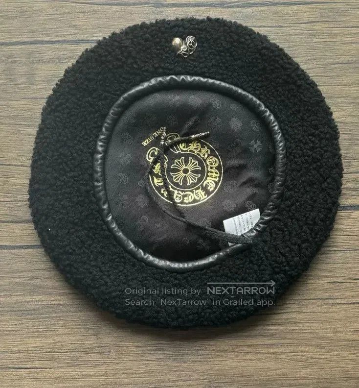 Chrome Hearts Chrome Hearts Black Beret Hat. Size ONE SIZE - 1 Thumbnail
