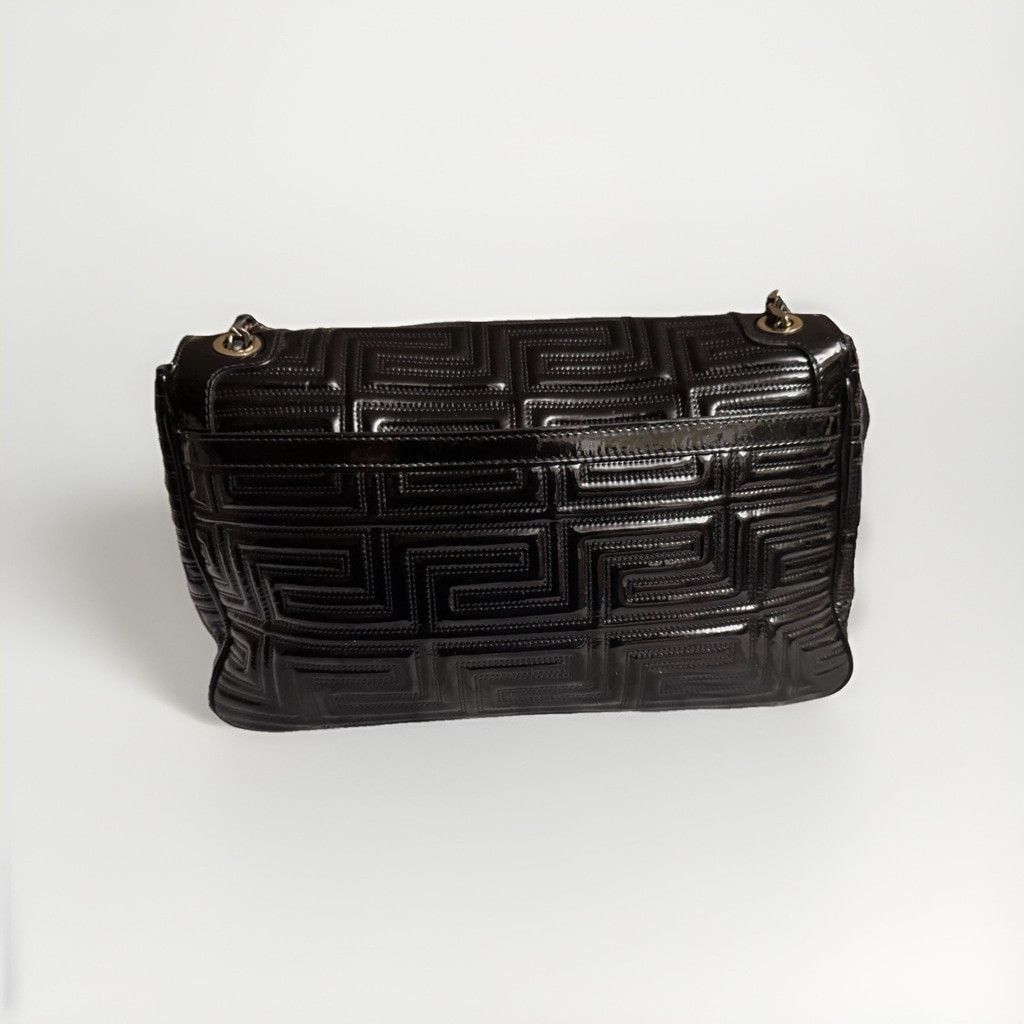 Versace Gianni Versace Couture Quilted Patent Leather Shoulder Bag Size ONE SIZE - 19 Thumbnail