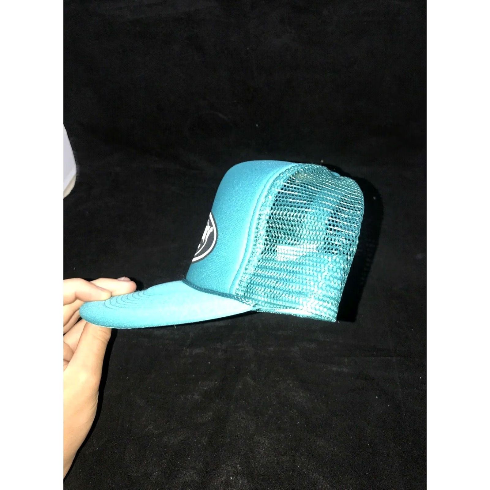 Vintage McKEVLIN'S Surf Shop Blue Trucker Hat Baseball Cap Mint condition Dad New Mens Snapback Adjustable Mesh Back Polyester Solid Vintage Yes Size ONE SIZE - 6 Thumbnail