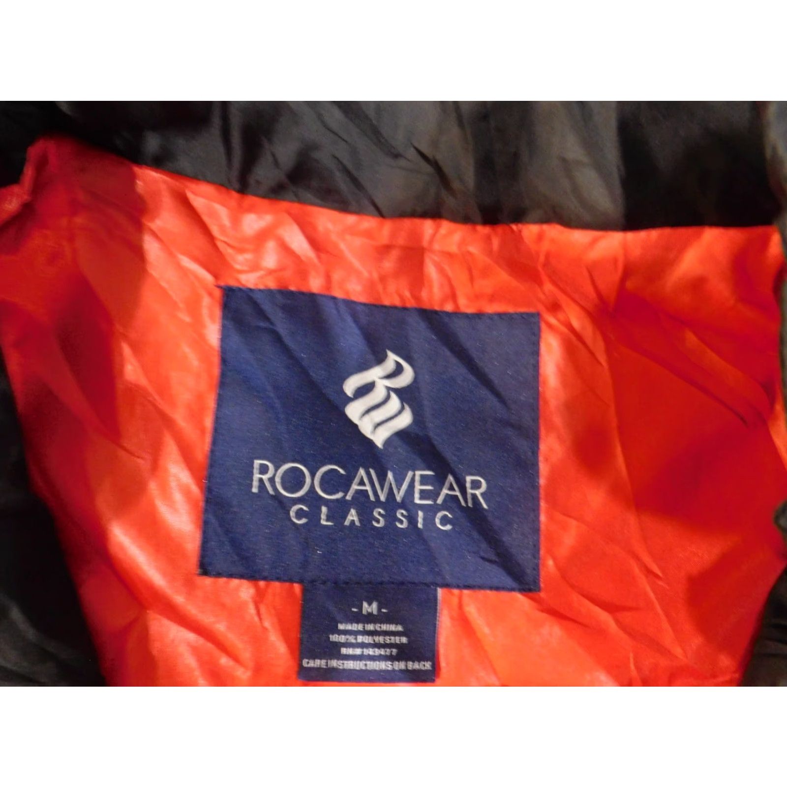 Rocawear Rocawear Vest Medium Mens Black Y2K Vintage Puffer Zip Hip-Hop Retro Jacket Coat Size US M / EU 48-50 / 2 - 5 Thumbnail