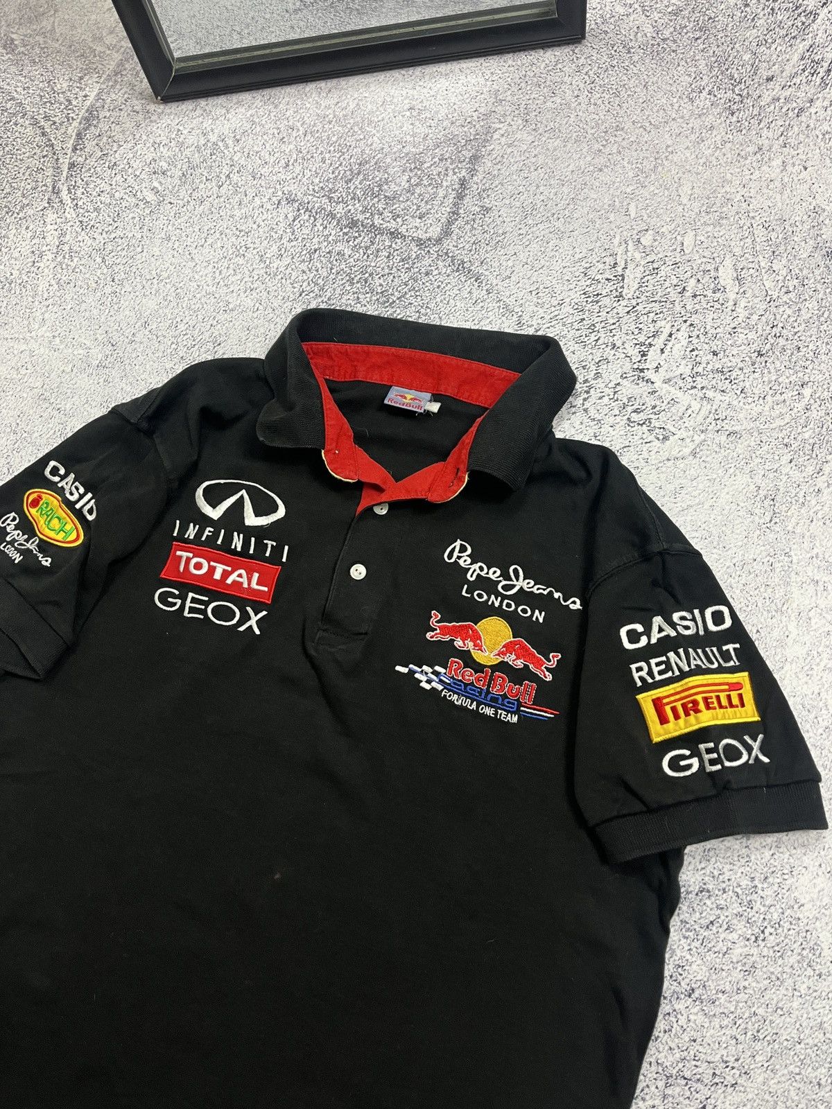 Formula 1 × Pepe Jeans × Red Bull Vintage Red Bull Infinity Racing Polo Shirt F1 Grand Prix Size US M / EU 48-50 / 2 - 4 Thumbnail