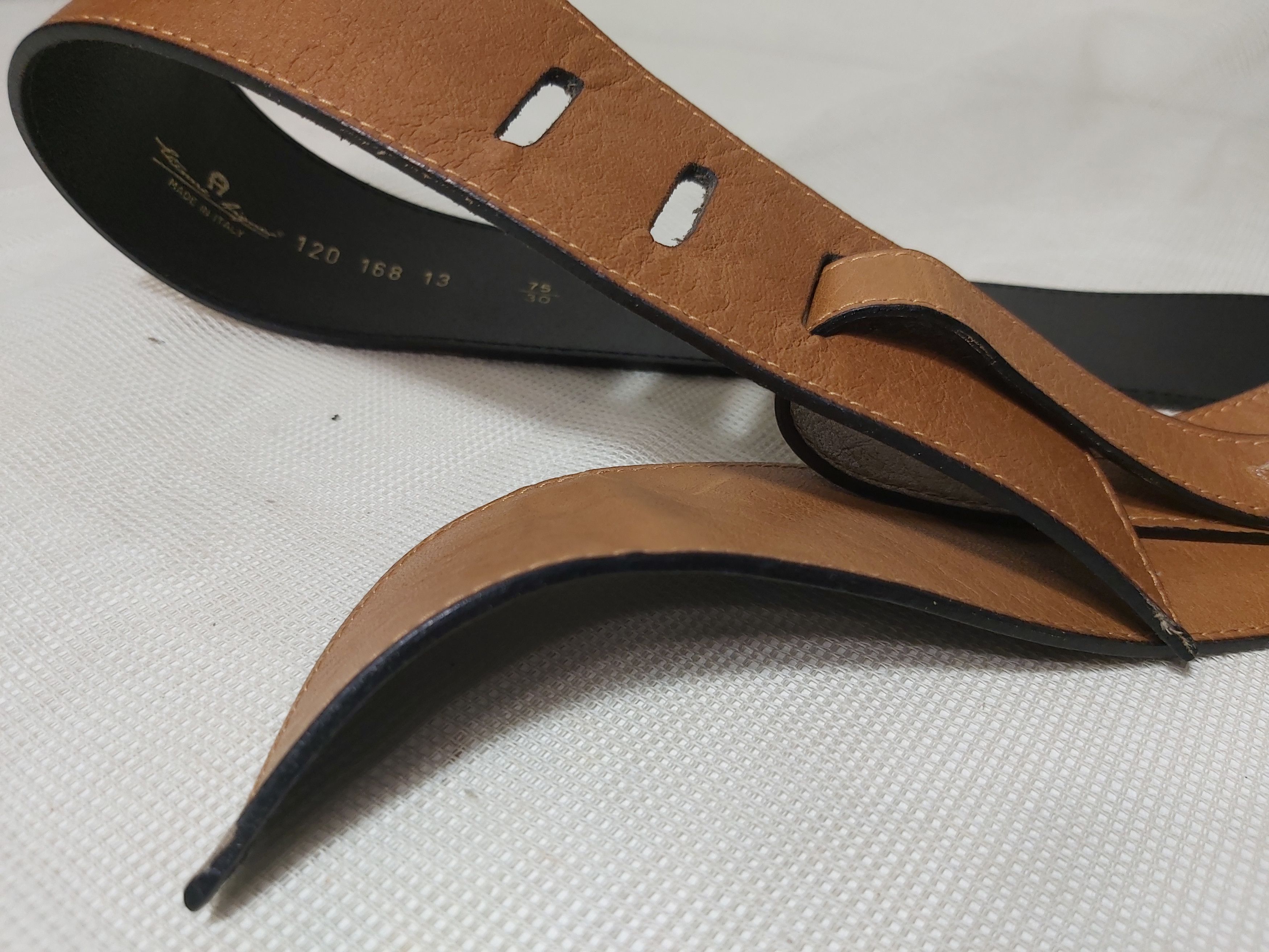 Etienne Aigner Etienne Aigner belt sash. Leather camel belt vintage Size ONE SIZE - 4 Thumbnail