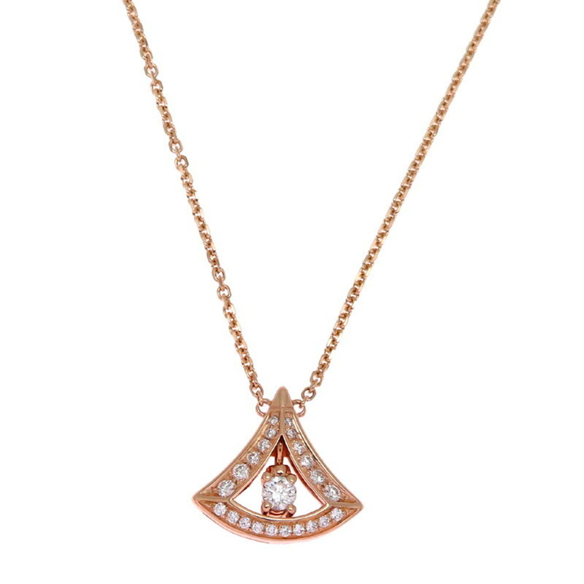Bvlgari Bvlgari Diva's Dream Diamond Women's Necklace in 750 Pink Gold Size ONE SIZE - 1 Thumbnail