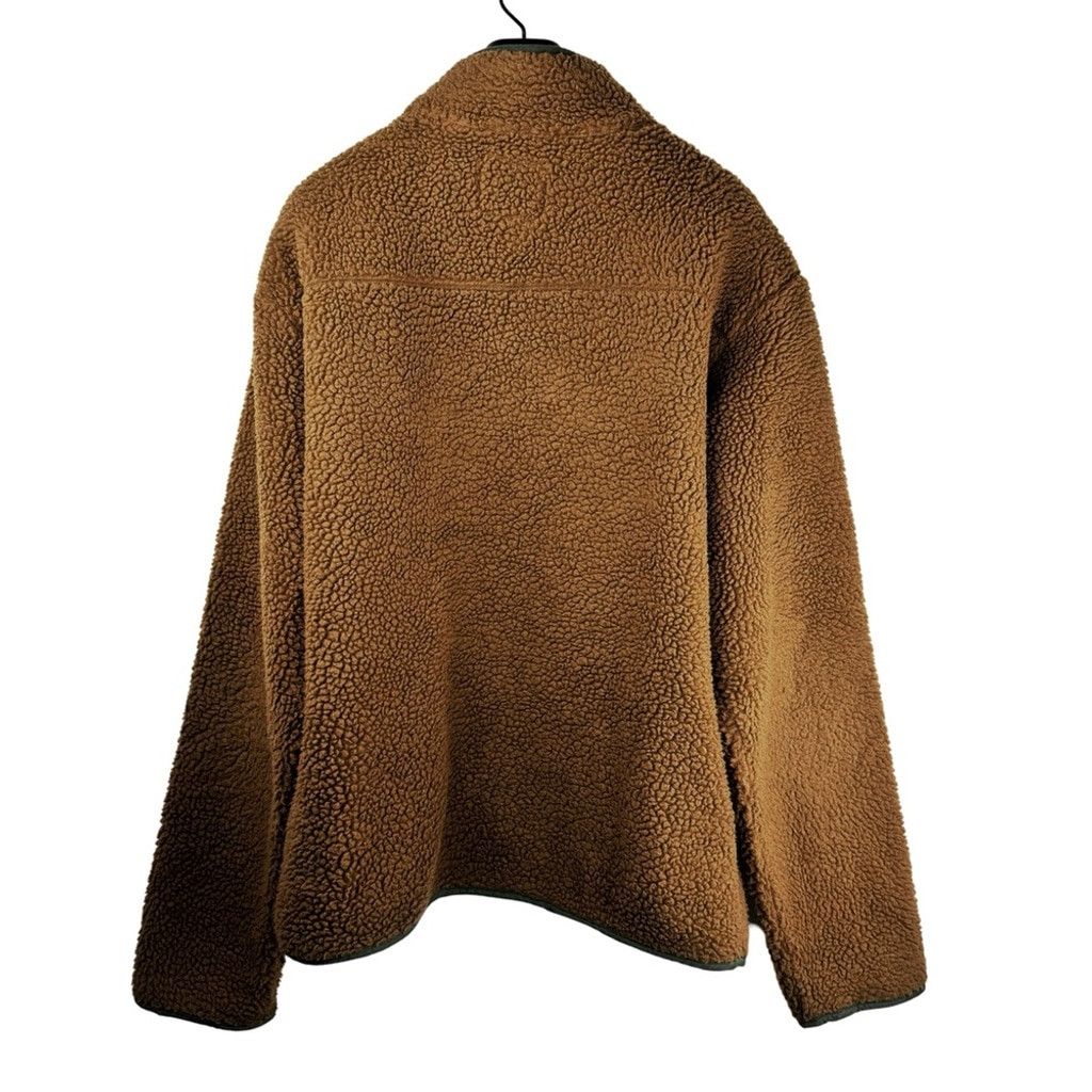 Urban Outfitters URBAN OUTFITTERS BDG Men's Zip Orange Sherpa Jacket Size M Size US M / EU 48-50 / 2 - 5 Thumbnail